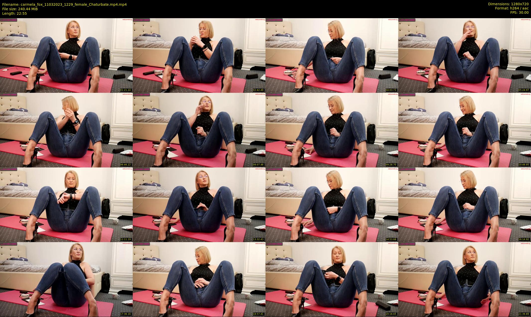 carmela_fox — 23 minute Chaturbate female cam show recording, 720p, Mar 11, 2023