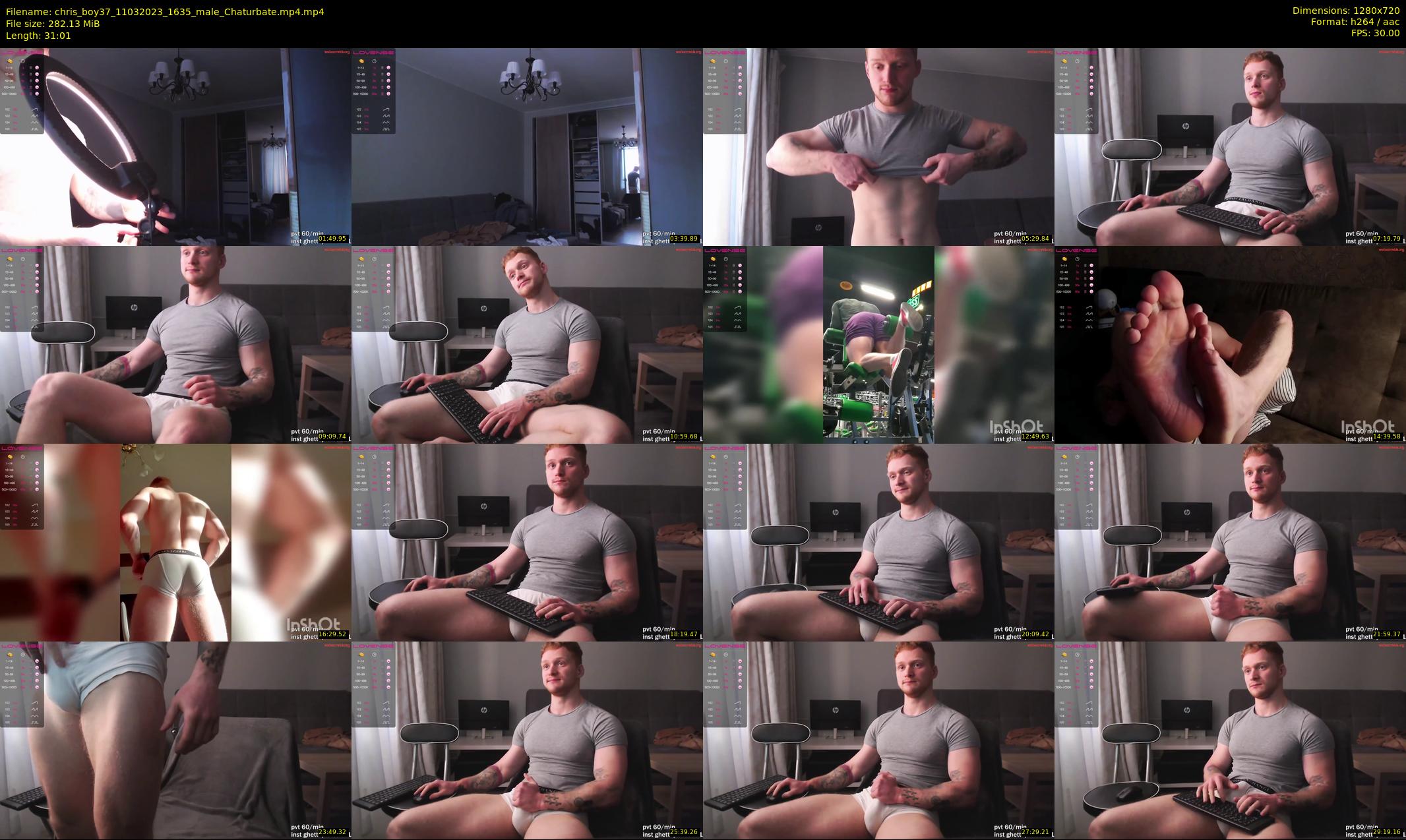 chris_boy37 — 32 minute Chaturbate male cam show recording, 720p, Mar 11, 2023