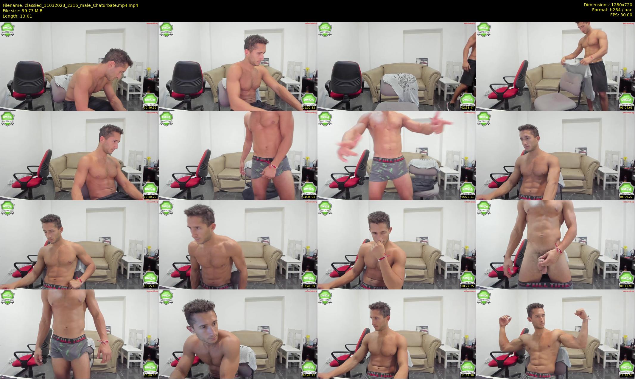 classied — 14 minute Chaturbate male cam show recording, 720p, Mar 11, 2023
