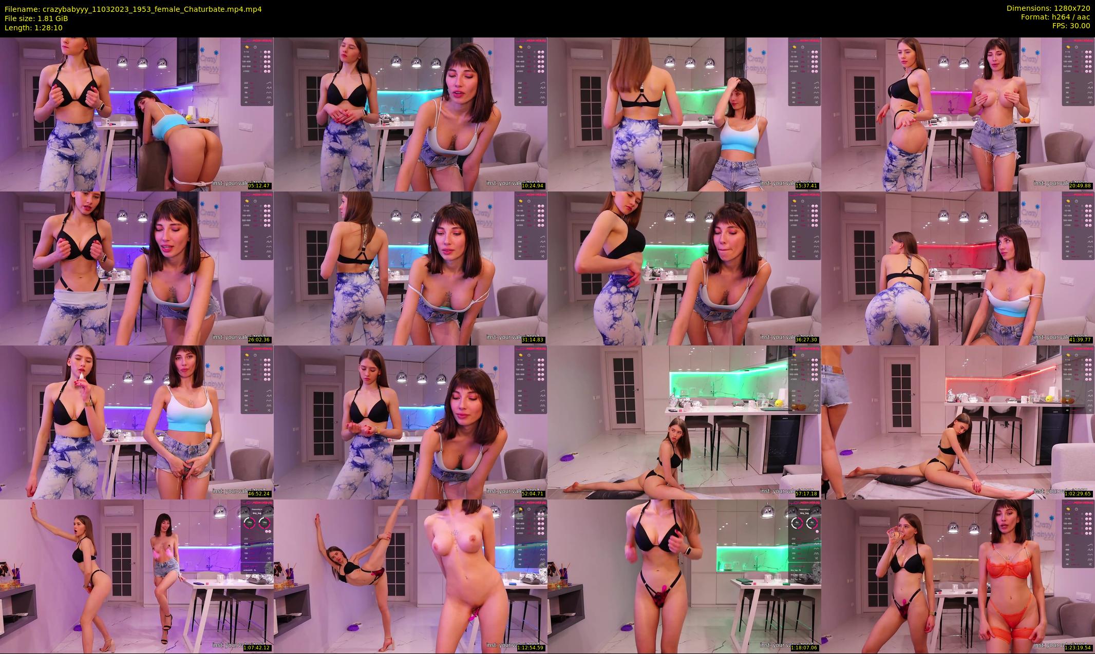 crazybabyyy — 89 minute Chaturbate couple cam show recording, 720p, Mar 11, 2023