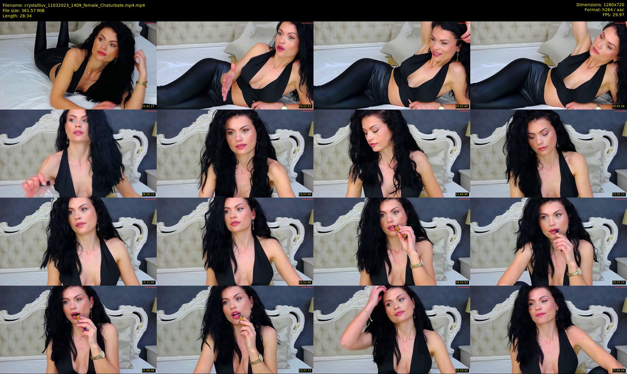 crystallluv — 29 minute Chaturbate female cam show recording, 720p, Mar 11, 2023