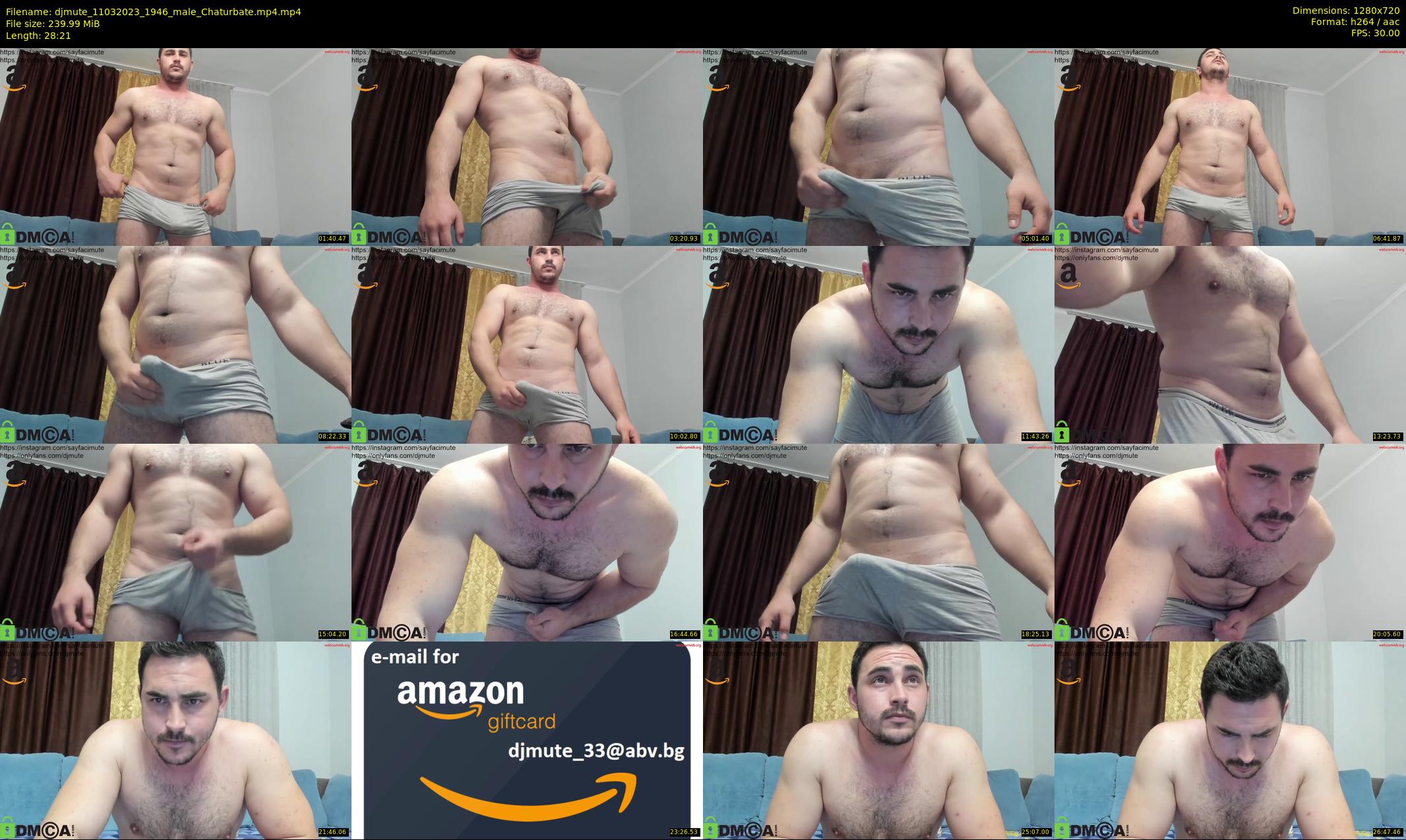 djmute — 29 minute Chaturbate male cam show recording, 720p, Mar 11, 2023