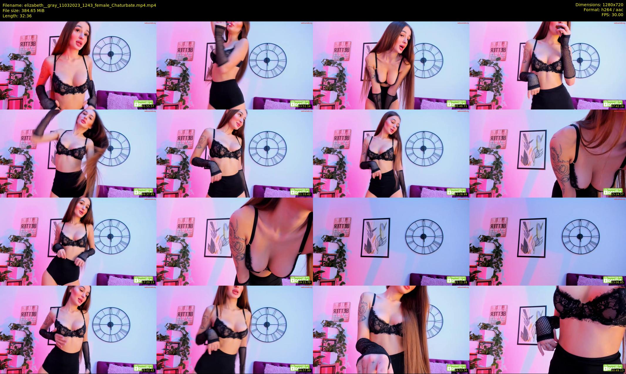 elizabeth__gray — 33 minute Chaturbate female cam show recording, 720p, Mar 11, 2023