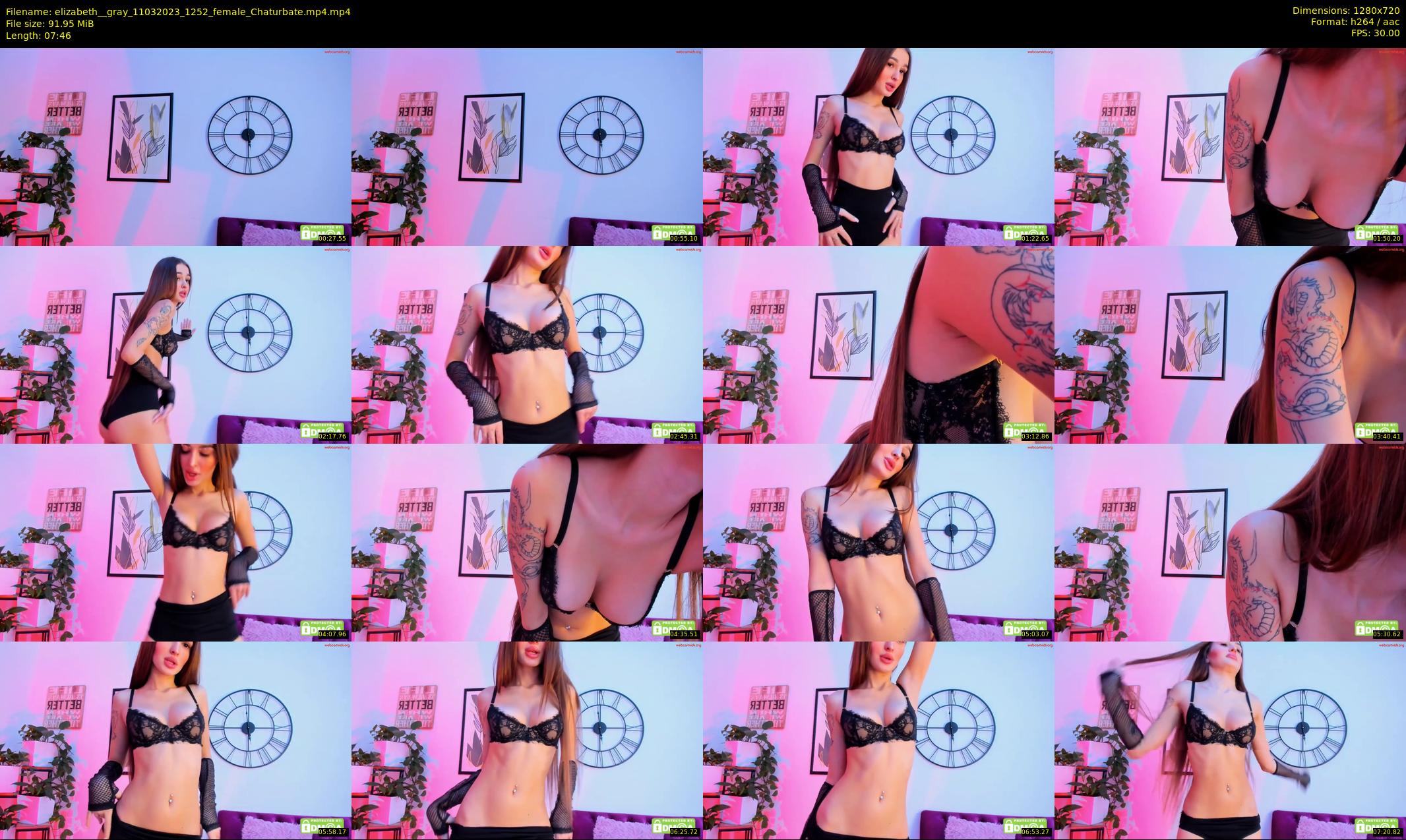elizabeth__gray — 8 minute Chaturbate female cam show recording, 720p, Mar 11, 2023