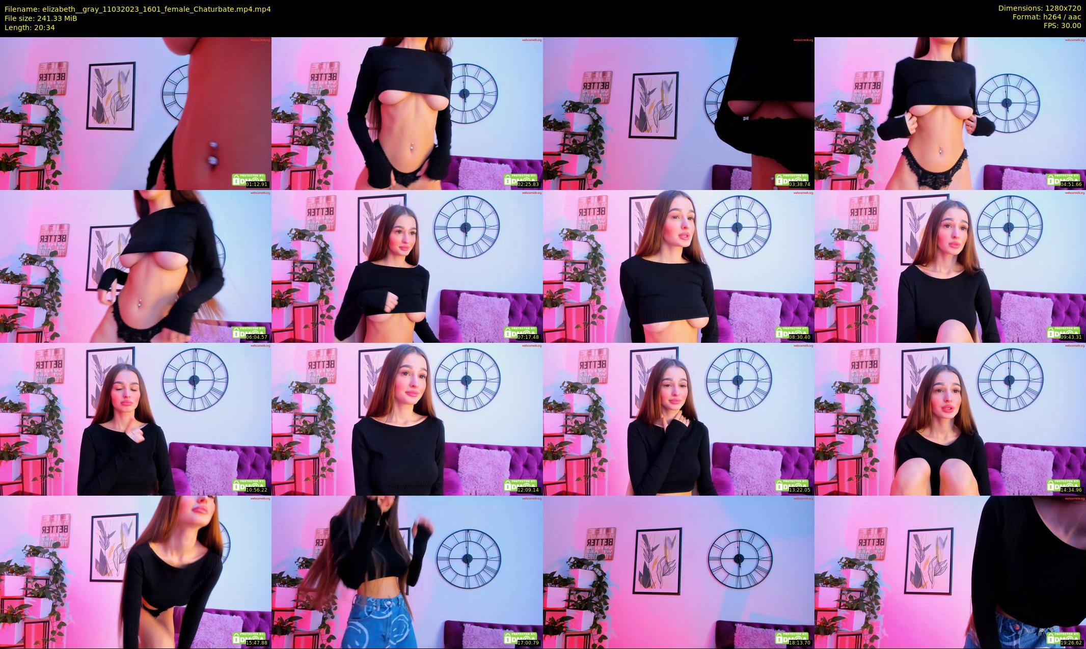 elizabeth__gray — 21 minute Chaturbate female cam show recording, 720p, Mar 11, 2023