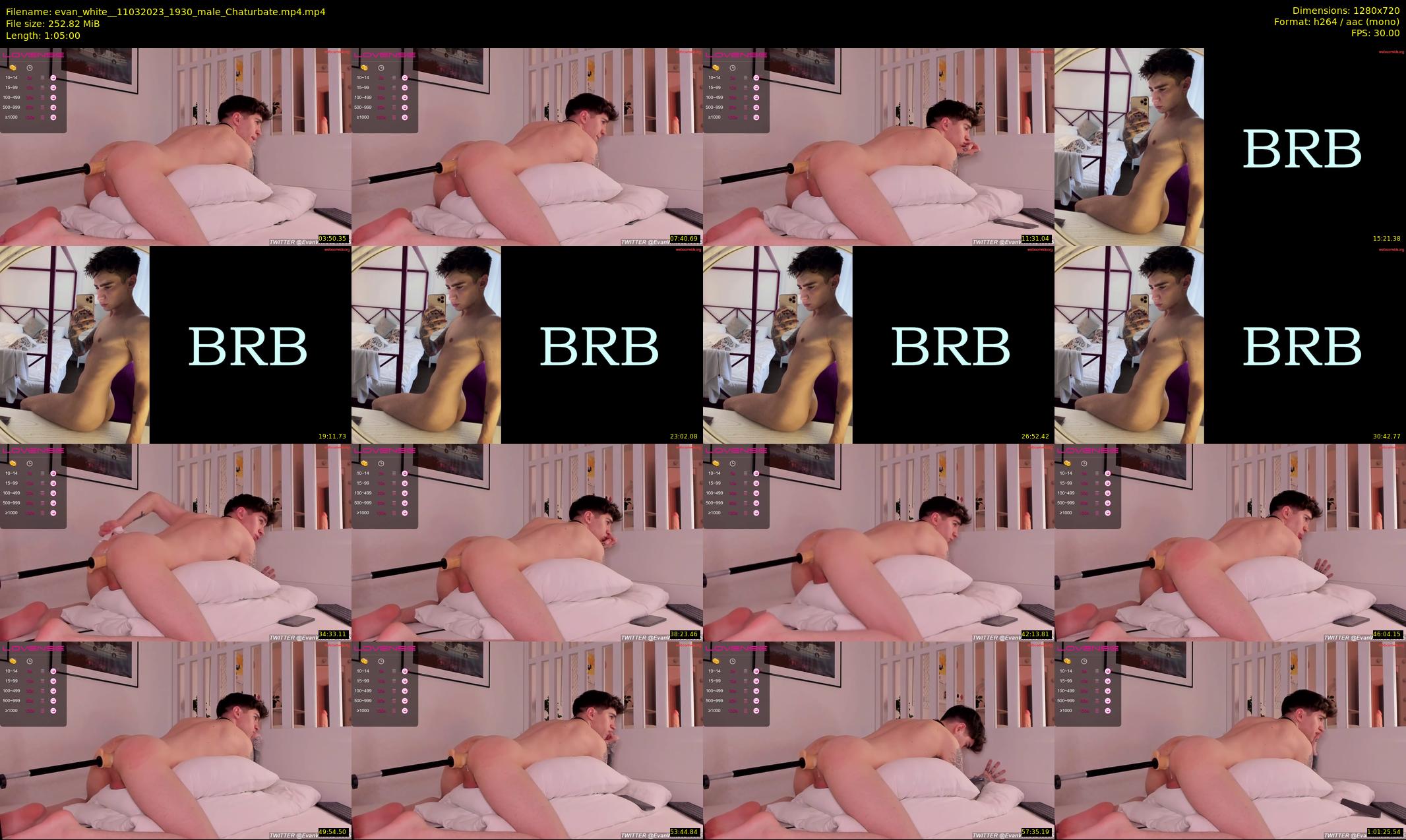 evan_white_ — 65 minute Chaturbate male cam show recording, 720p, Mar 11, 2023