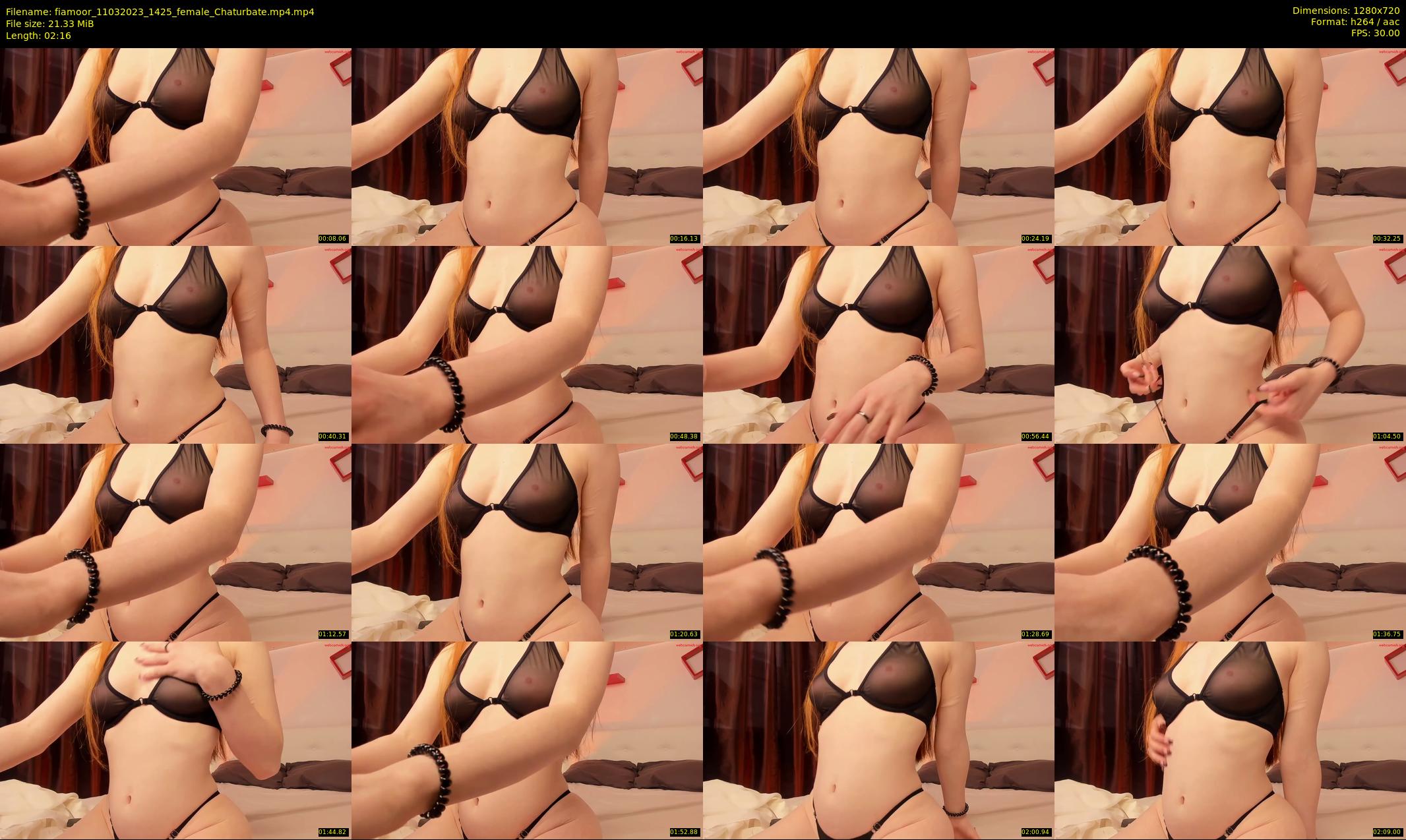 fiamoor — 3 minute Chaturbate female cam show recording, 720p, Mar 11, 2023