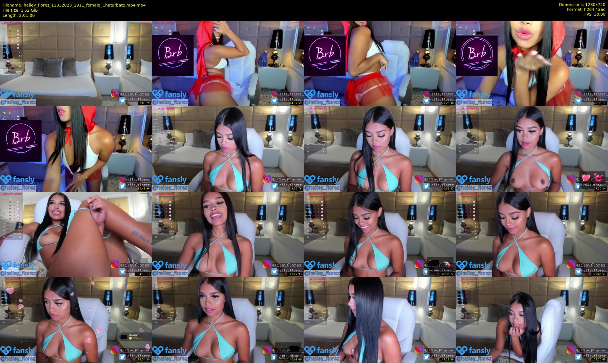 hailey_florez — 121 minute Chaturbate female cam show recording, 720p, Mar 11, 2023