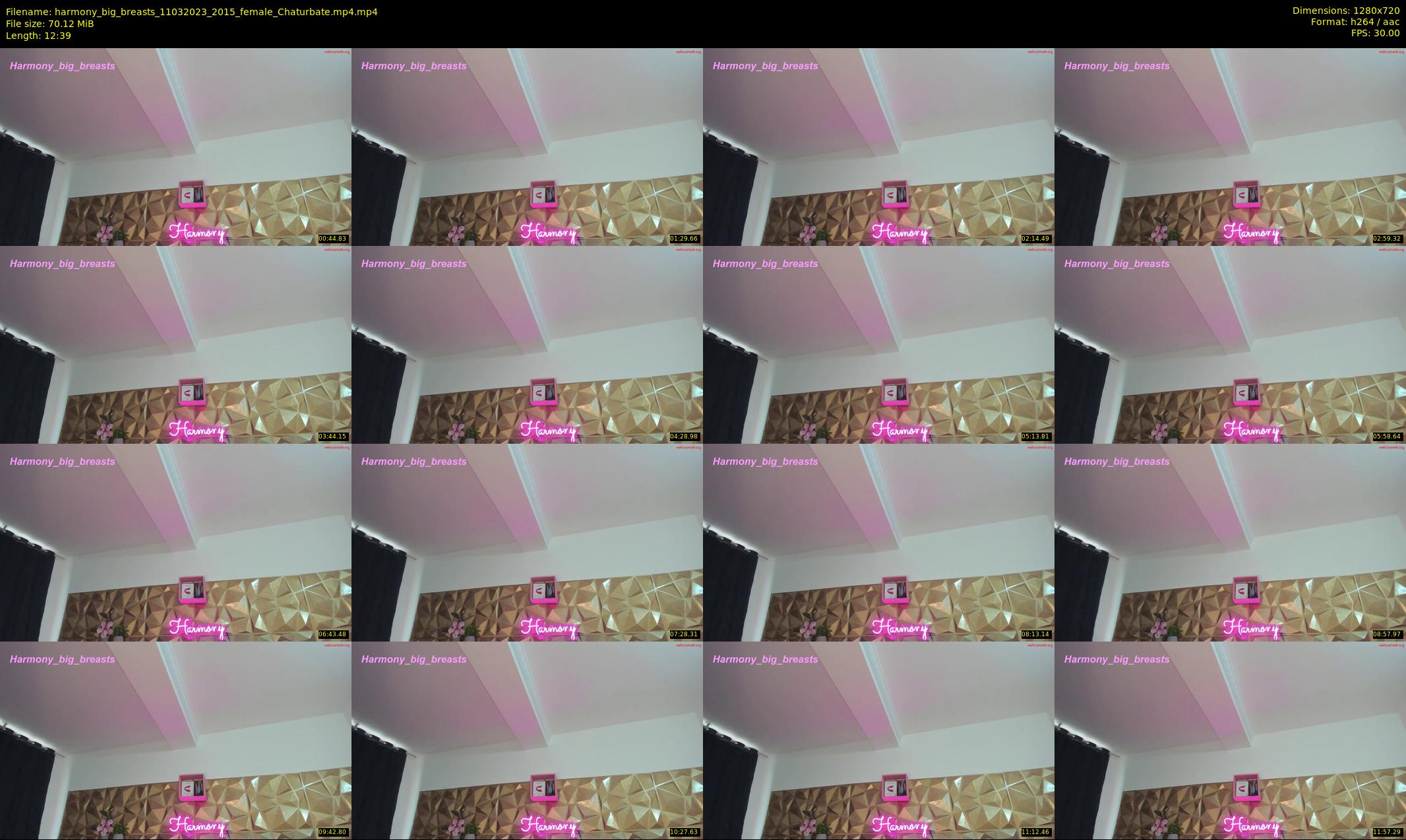 harmony_big_breasts — 13 minute Chaturbate female cam show recording, 720p, Mar 11, 2023