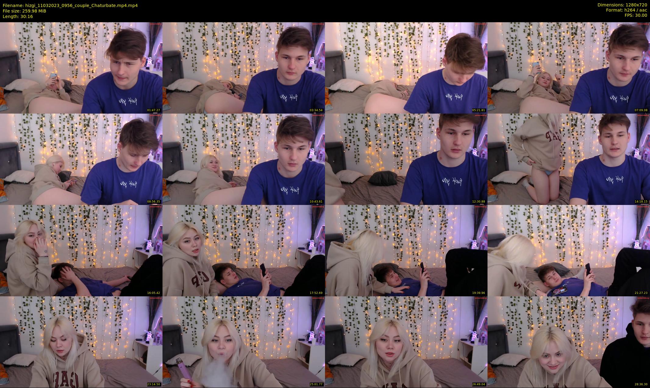 hizgi — 31 minute Chaturbate couple cam show recording, 720p, Mar 11, 2023