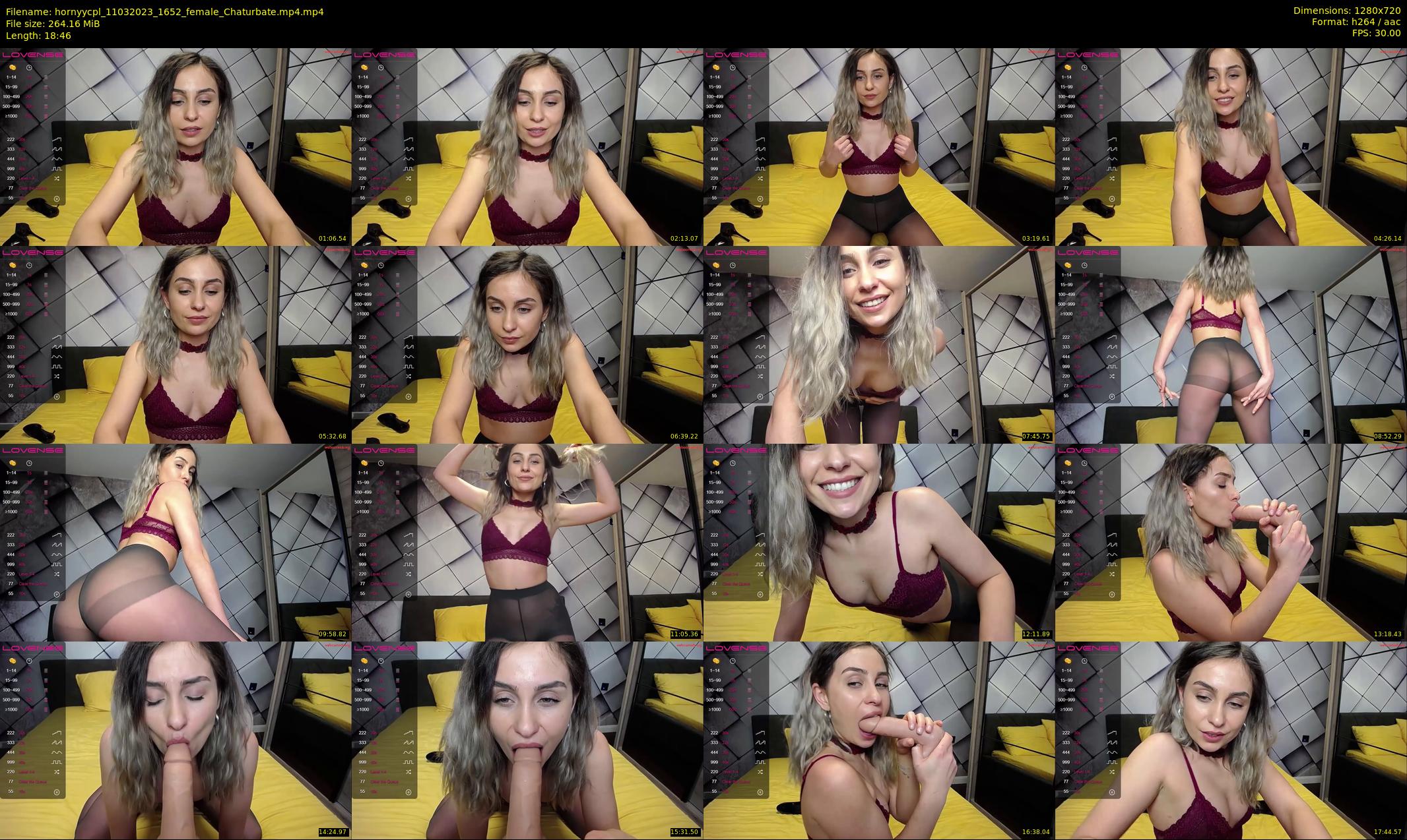 hornyycpl — 19 minute Chaturbate couple cam show recording, 720p, Mar 11, 2023