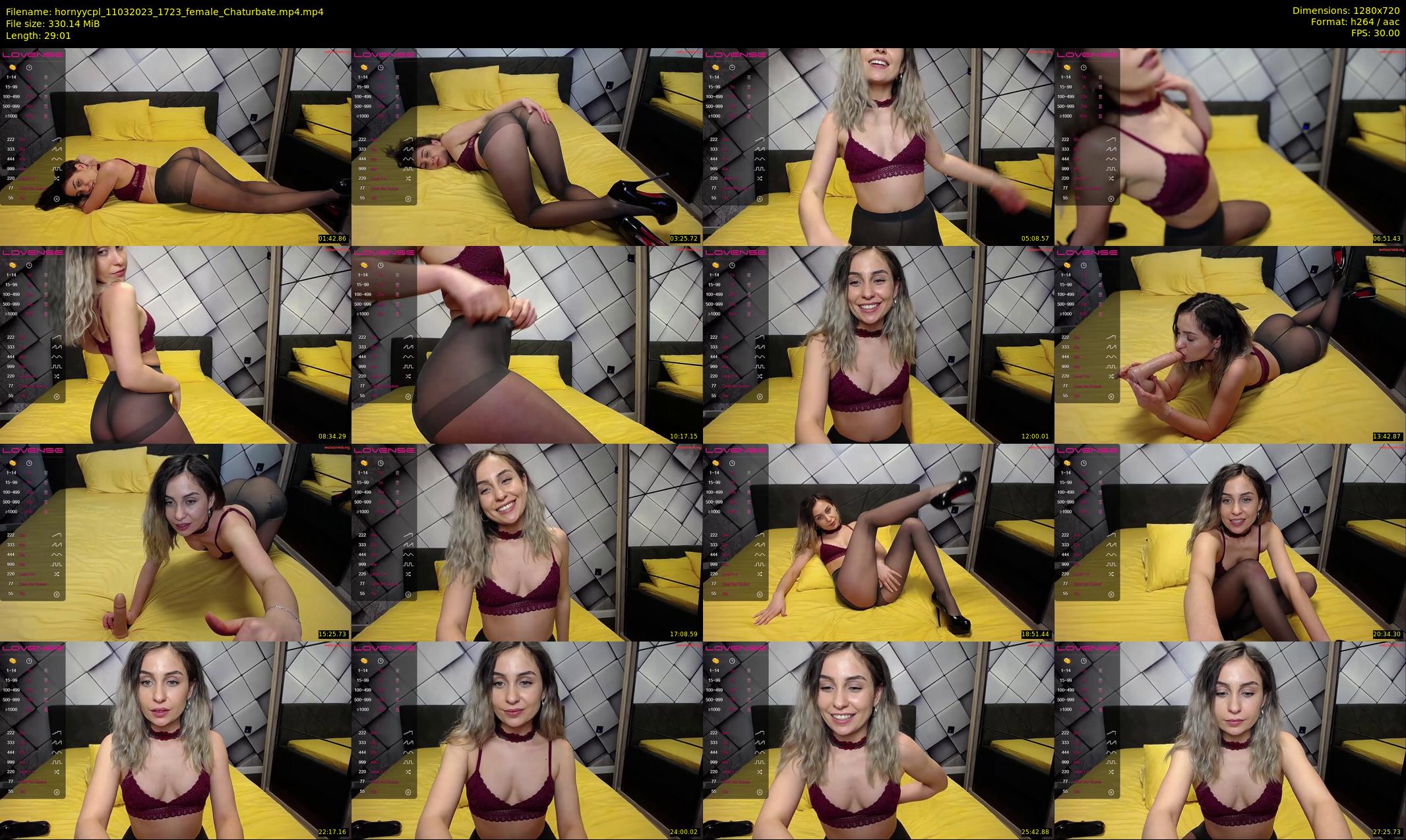 hornyycpl — 30 minute Chaturbate couple cam show recording, 720p, Mar 11, 2023