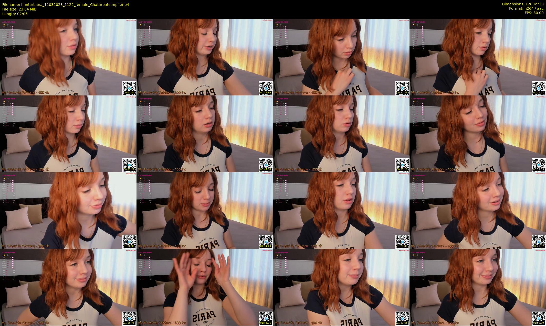 huntertiana — 3 minute Chaturbate female cam show recording, 720p, Mar 11, 2023