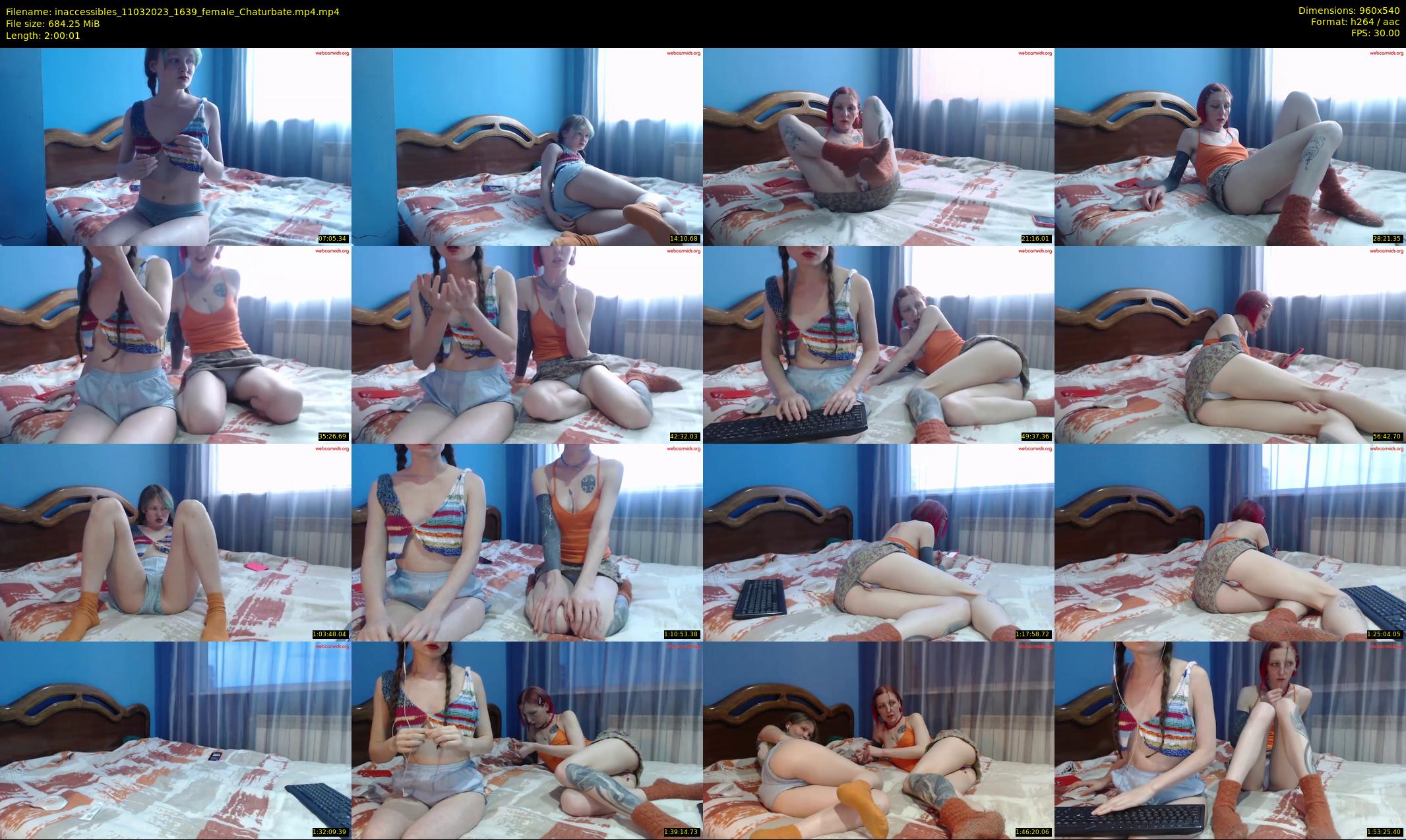 inaccessibles — 121 minute Chaturbate female cam show recording, 480p, Mar 11, 2023