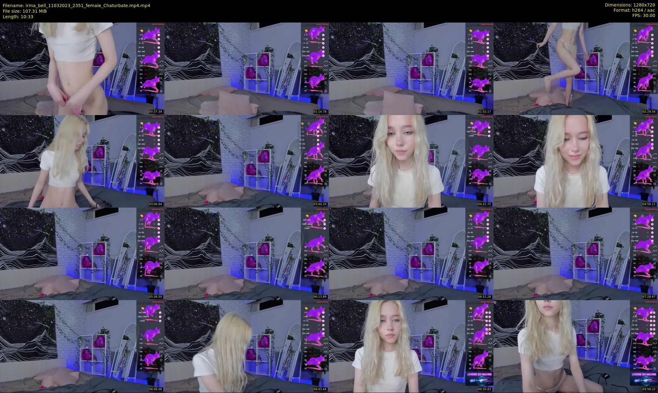 irma_bell — 11 minute Chaturbate female cam show recording, 720p, Mar 11, 2023