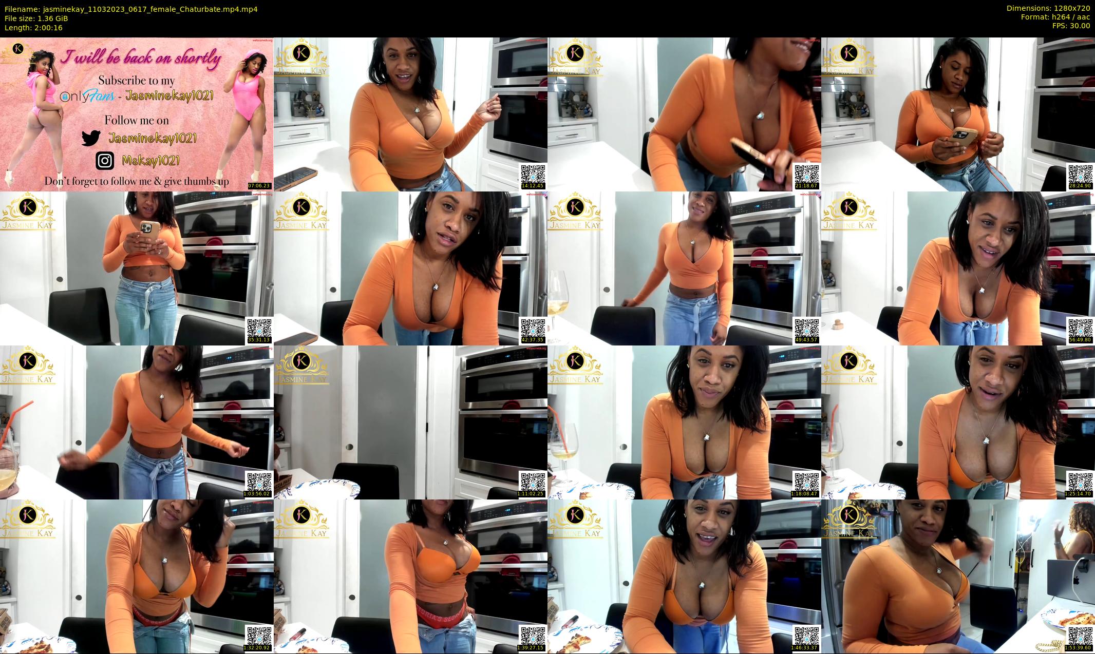 jasminekay — 121 minute Chaturbate female cam show recording, 720p, Mar 11, 2023