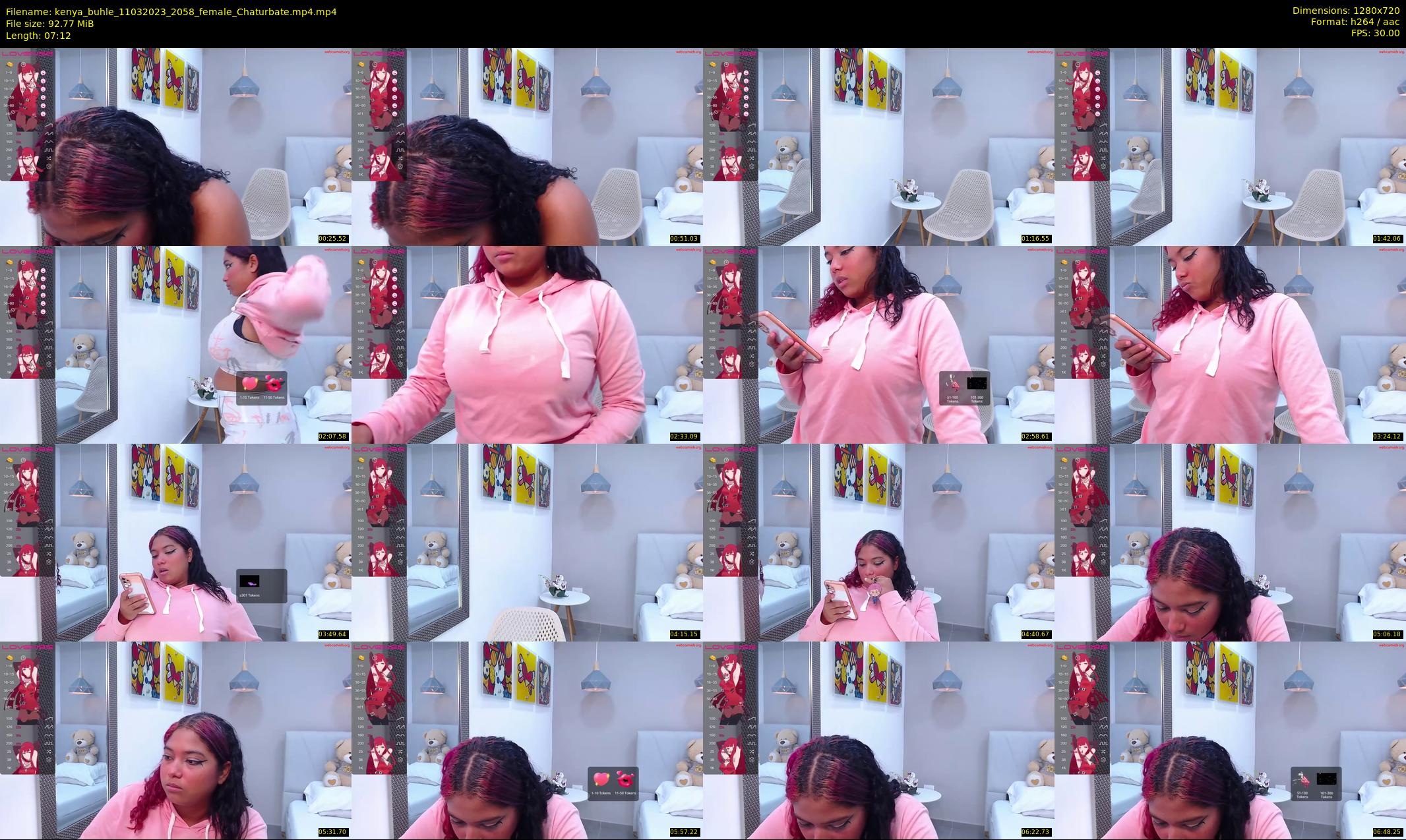 kenya_buhle — 8 minute Chaturbate female cam show recording, 720p, Mar 11, 2023