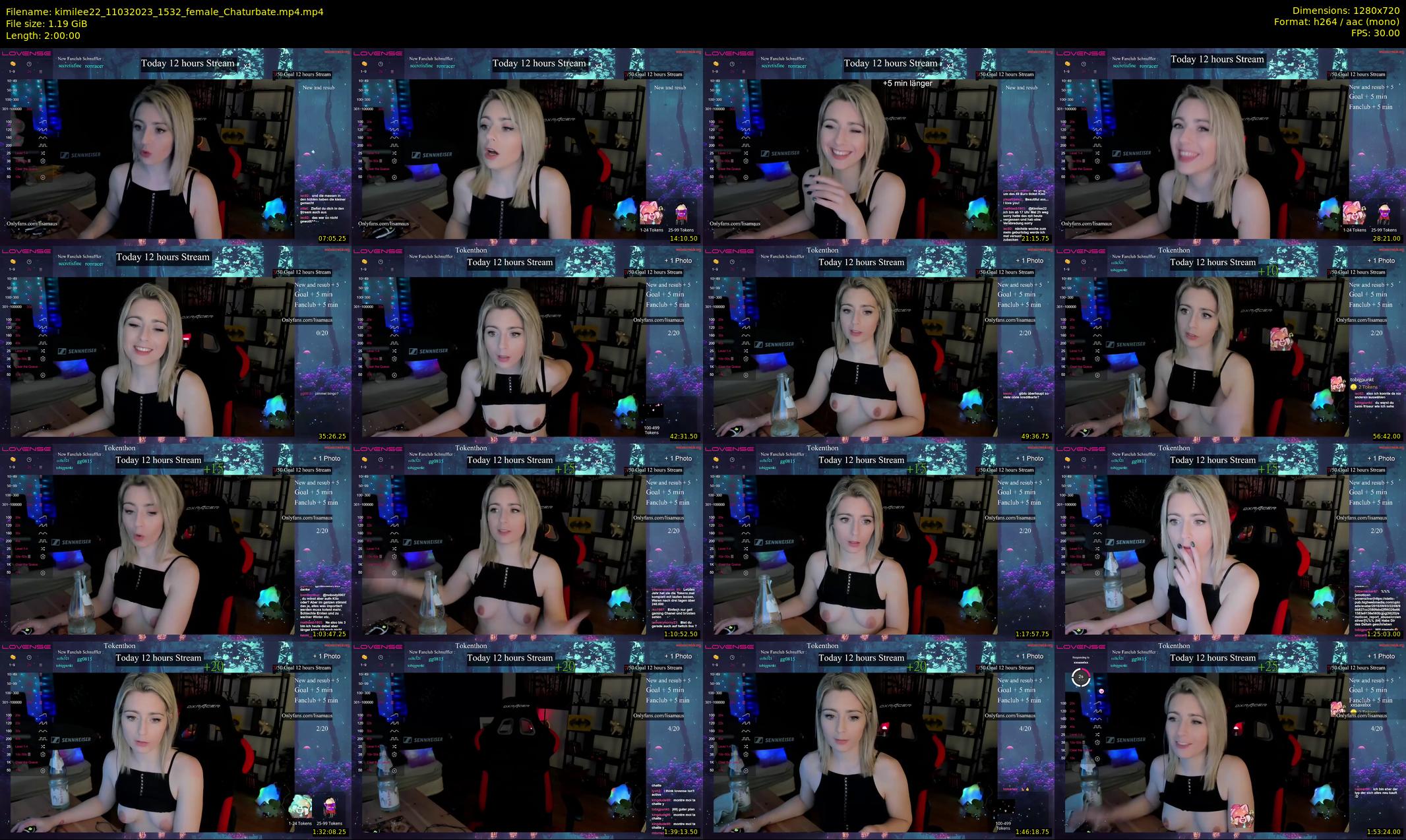 kimilee22 — 120 minute Chaturbate female cam show recording, 720p, Mar 11, 2023