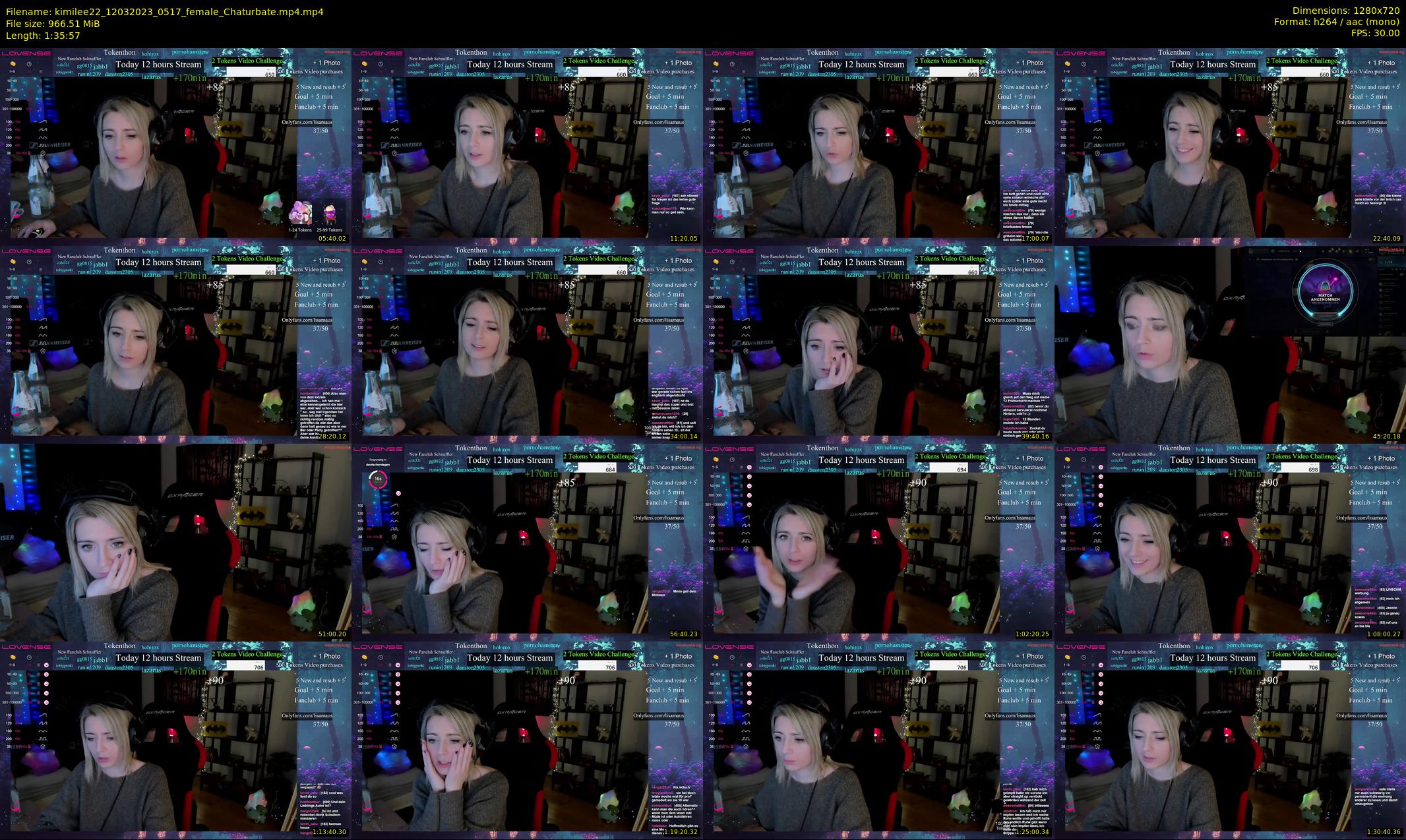 kimilee22 — 96 minute Chaturbate female cam show recording, 720p, Mar 12, 2023