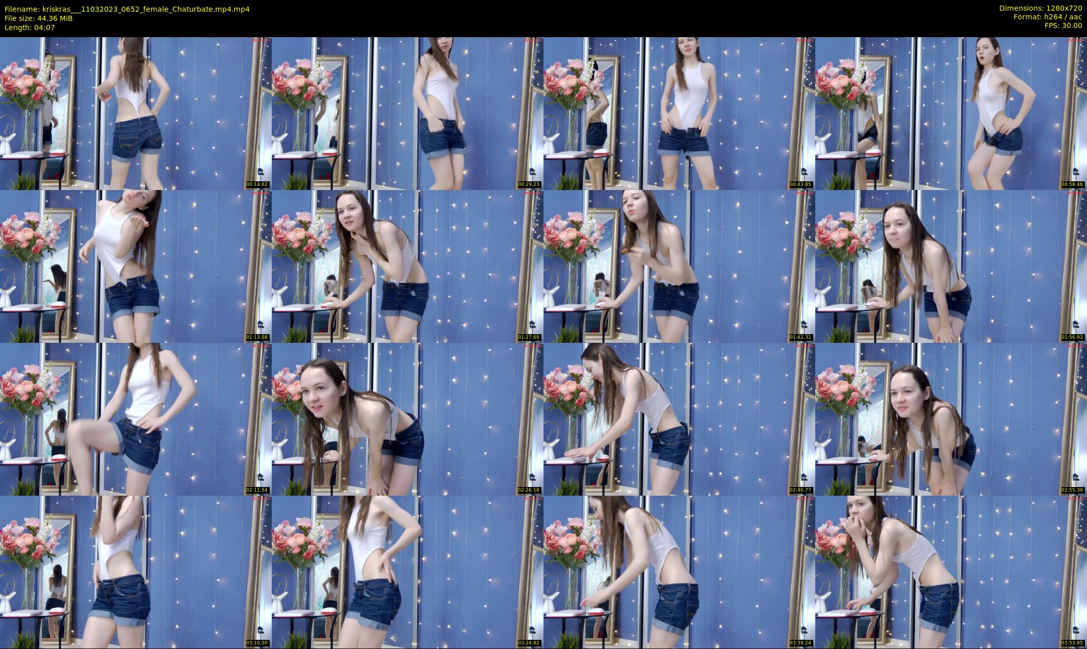 kriskras__ — 5 minute Chaturbate female cam show recording, 720p, Mar 11, 2023