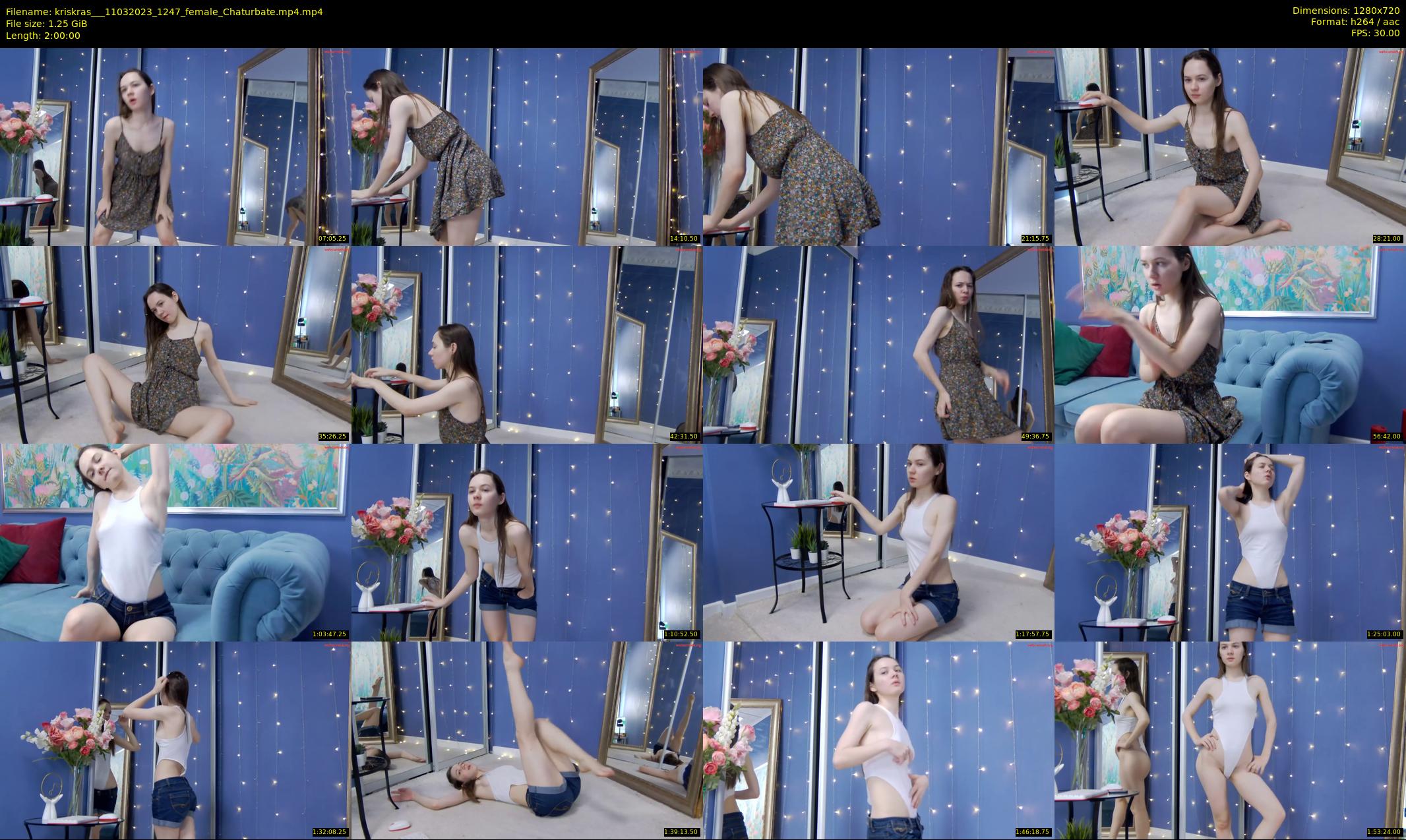 kriskras__ — 120 minute Chaturbate female cam show recording, 720p, Mar 11, 2023