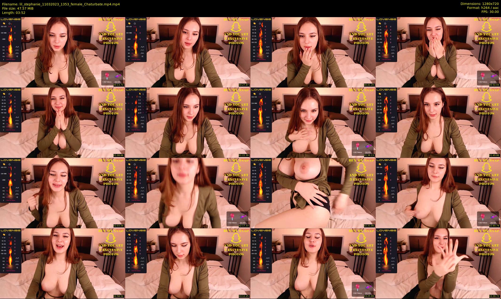lil_stephanie — 4 minute Chaturbate female cam show recording, 720p, Mar 11, 2023