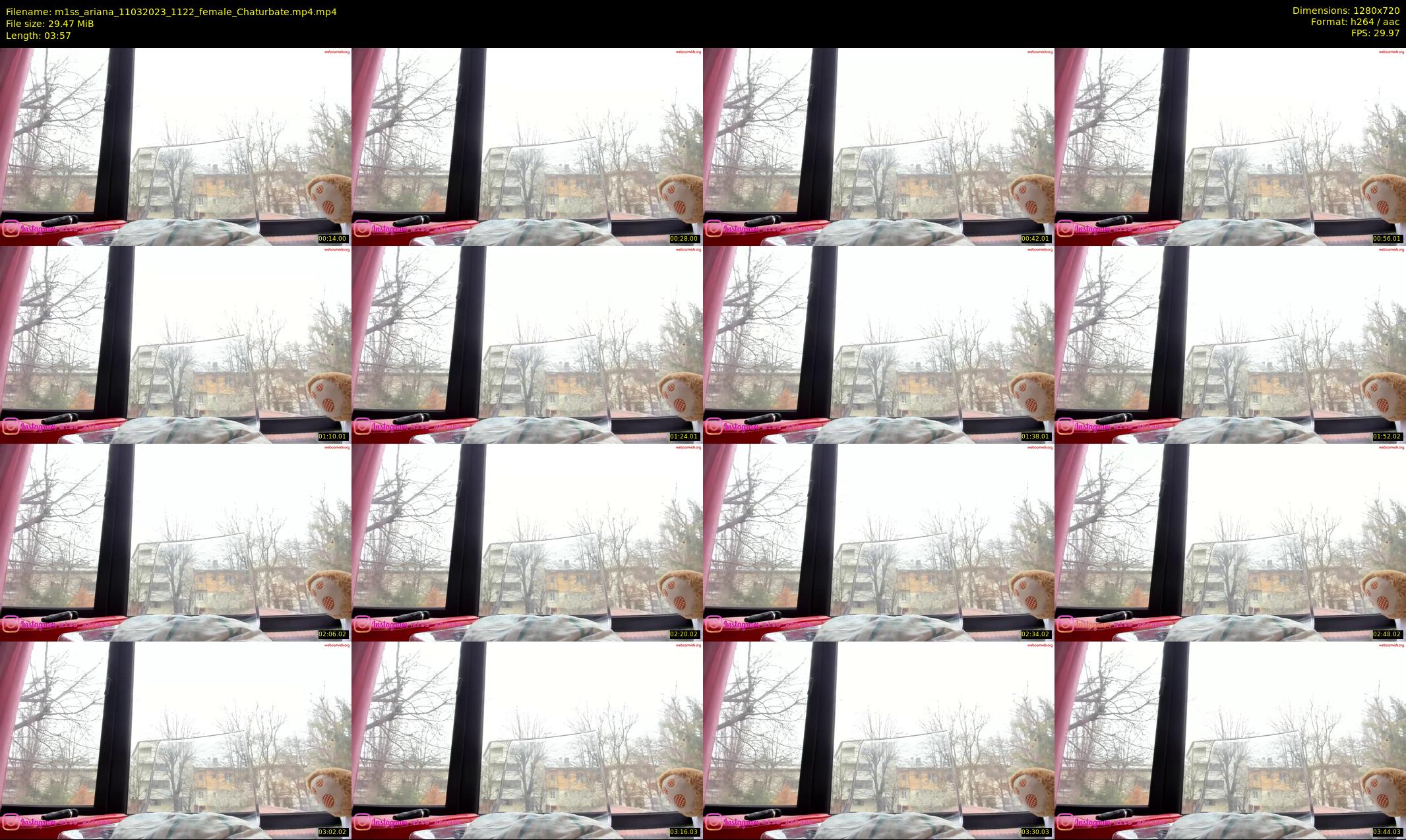 m1ss_ariana — 4 minute Chaturbate female cam show recording, 720p, Mar 11, 2023