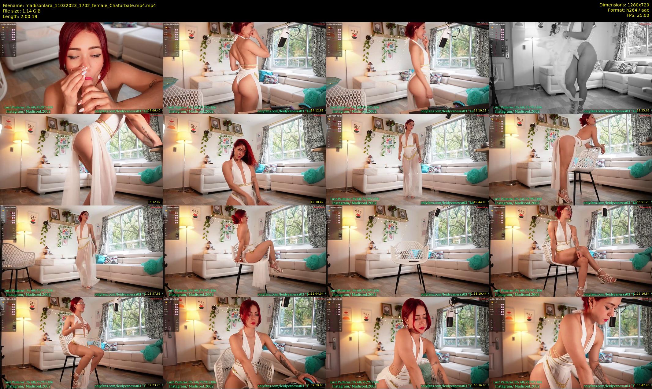 madisonlara — 121 minute Chaturbate female cam show recording, 720p, Mar 11, 2023