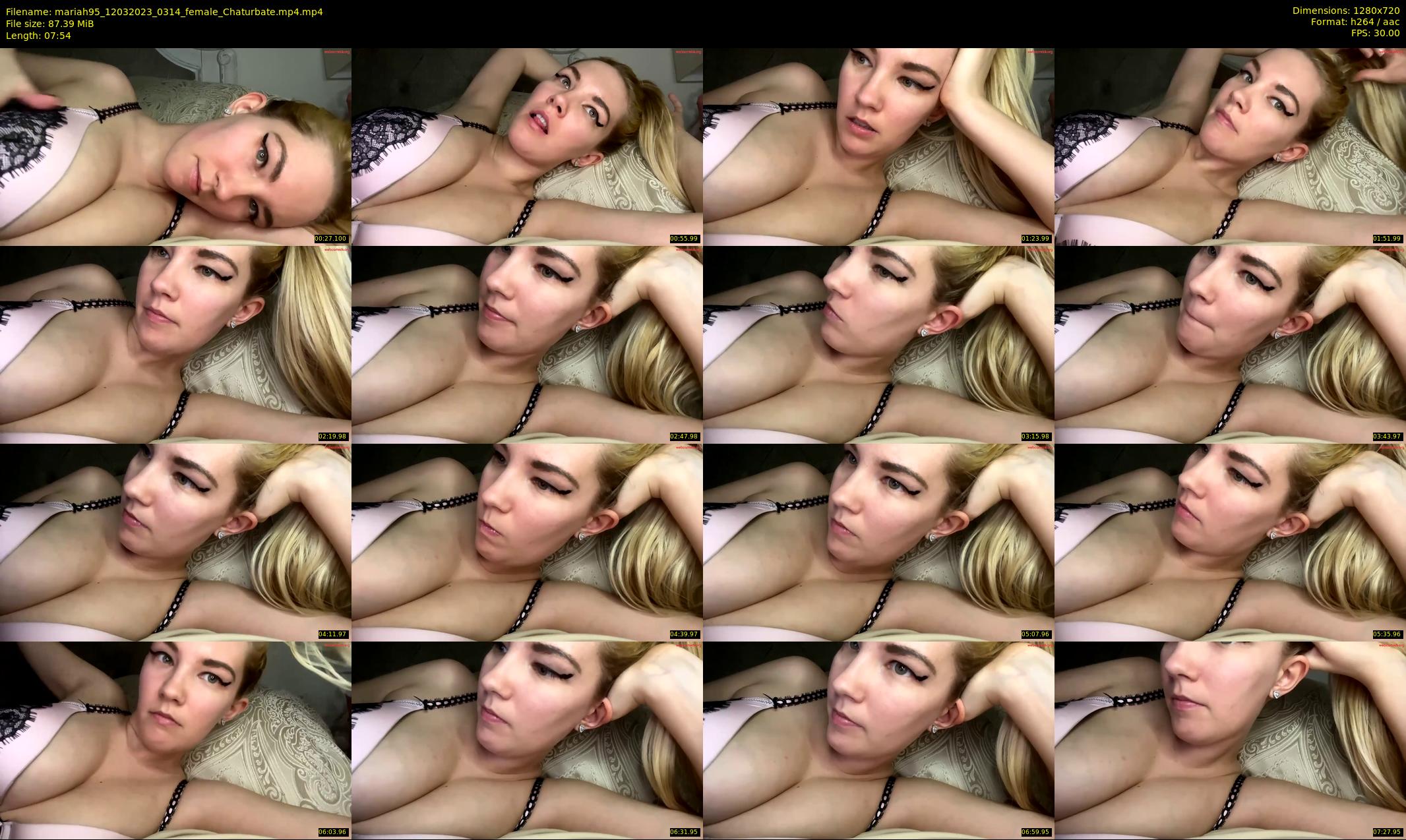 mariah95 — 8 minute Chaturbate female cam show recording, 720p, Mar 12, 2023