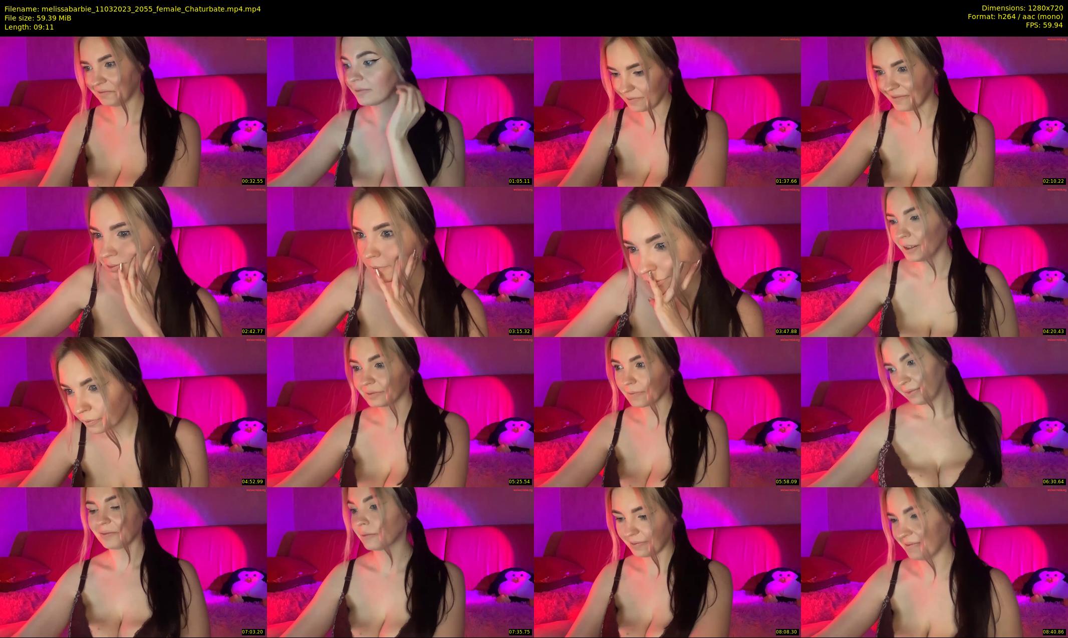 melissabarbie — 10 minute Chaturbate couple cam show recording, 720p, Mar 11, 2023