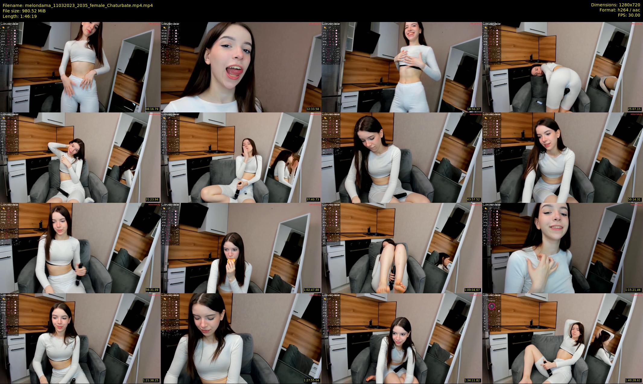 melondama — 107 minute Chaturbate female cam show recording, 720p, Mar 11, 2023