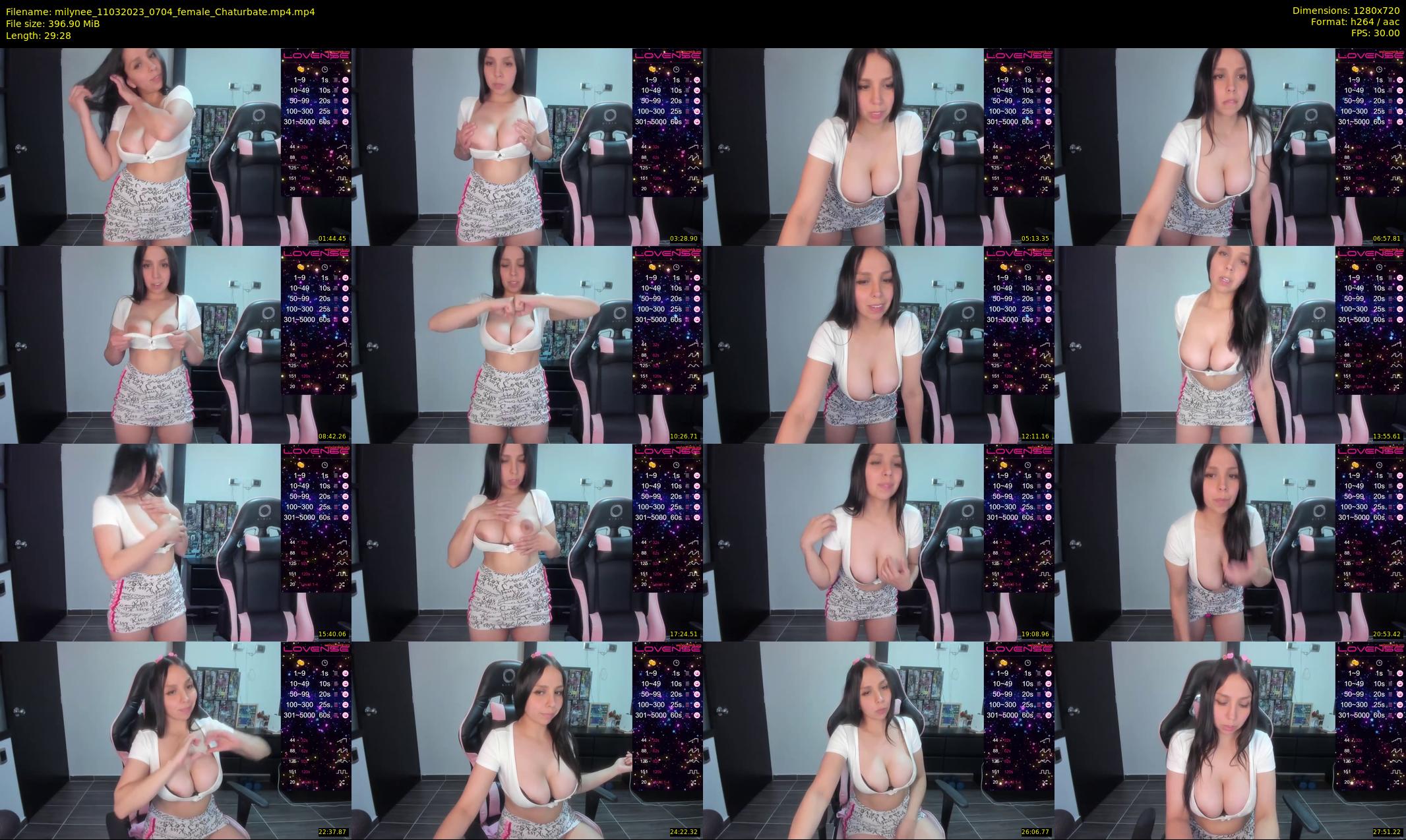 milynee — 30 minute Chaturbate female cam show recording, 720p, Mar 11, 2023