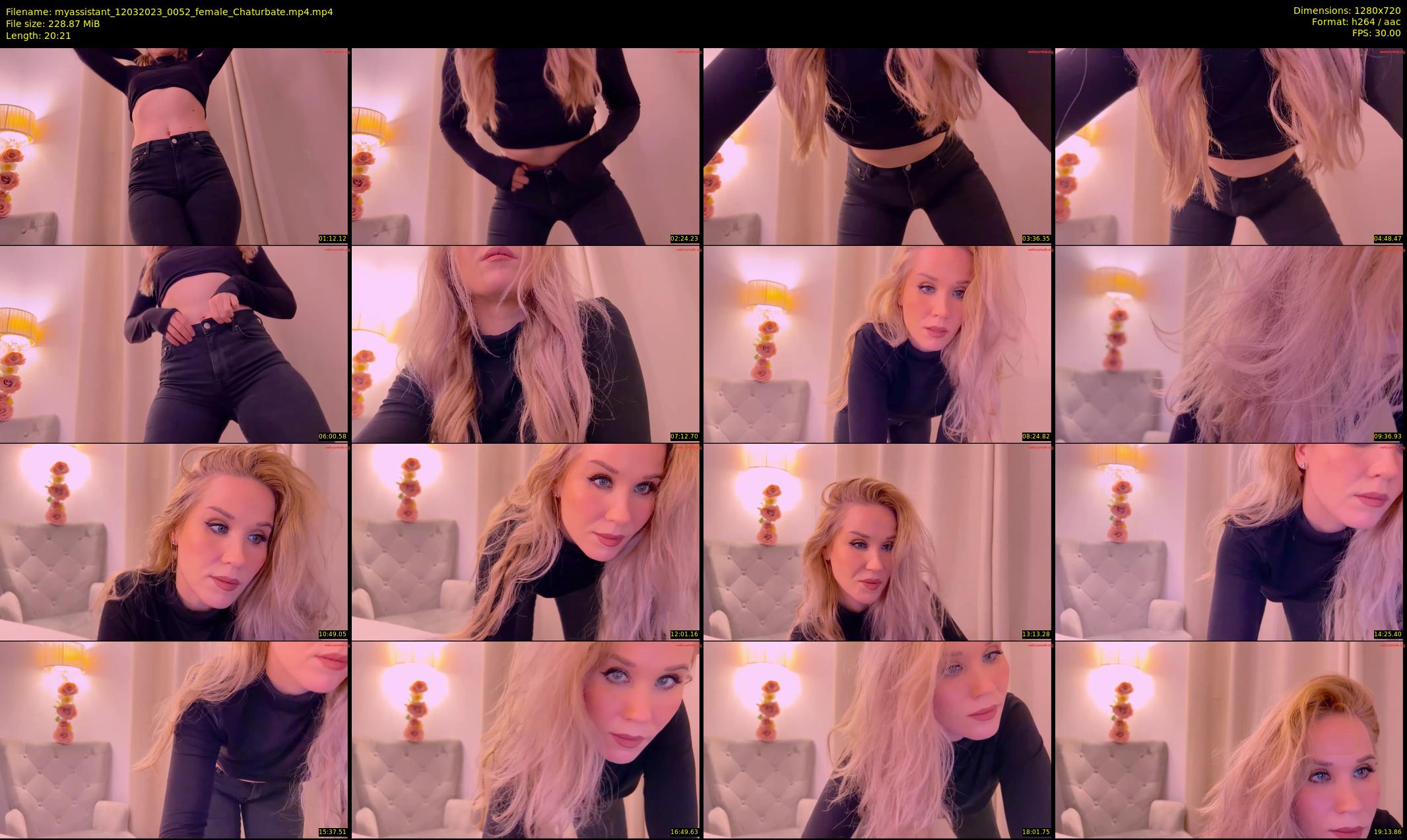 myassistant — 21 minute Chaturbate female cam show recording, 720p, Mar 12, 2023