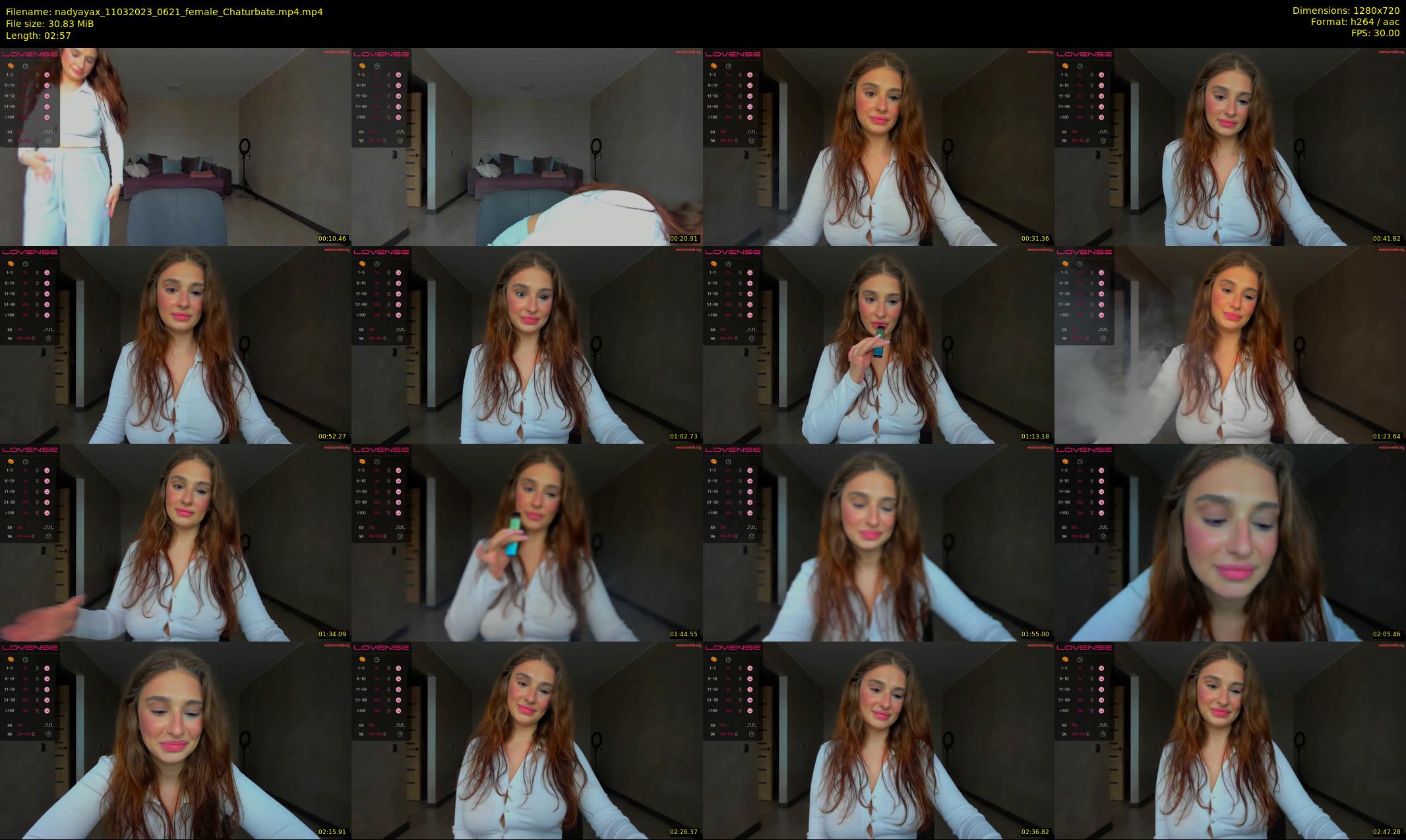 nadyayax — 3 minute Chaturbate female cam show recording, 720p, Mar 11, 2023