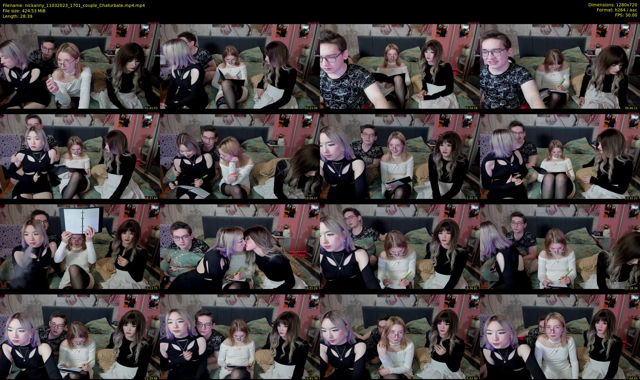 nickanny — 29 minute Chaturbate couple cam show recording, 720p, Mar 11, 2023