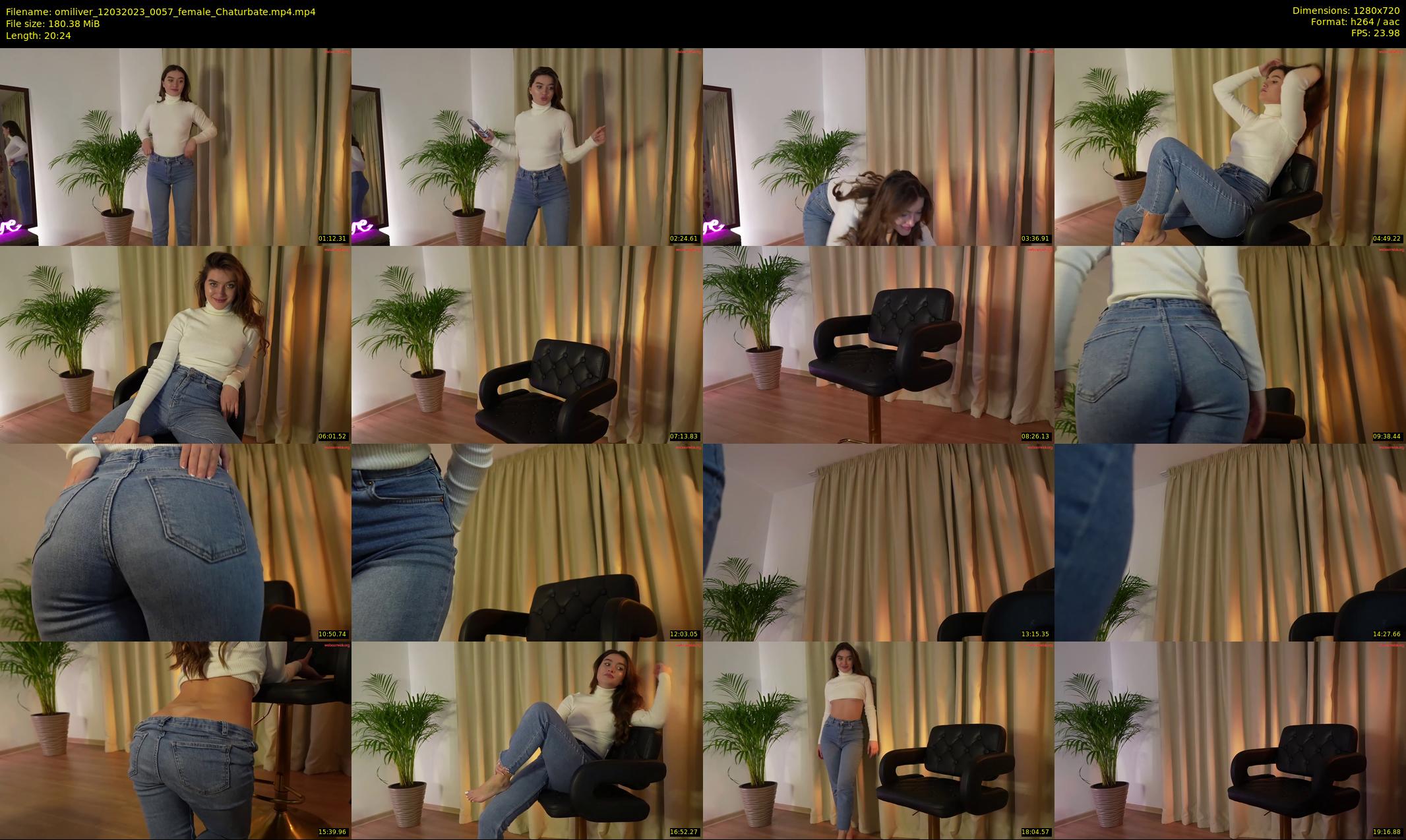 omiliver — 21 minute Chaturbate female cam show recording, 720p, Mar 12, 2023