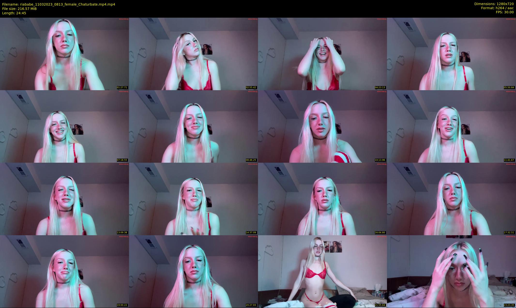 riababe — 25 minute Chaturbate female cam show recording, 720p, Mar 11, 2023