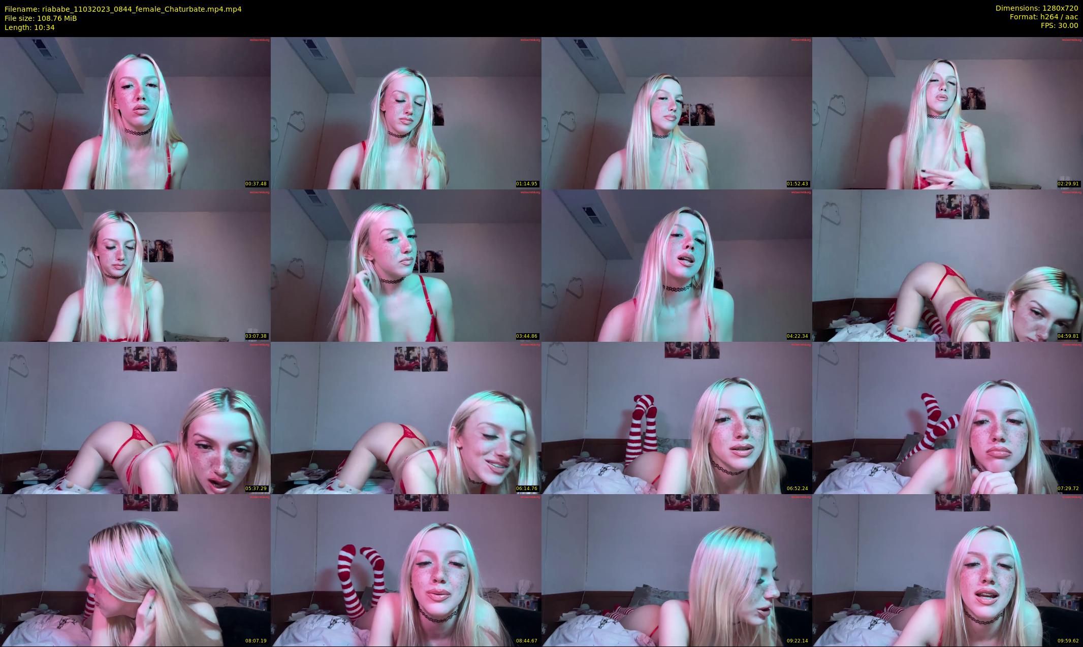 riababe — 11 minute Chaturbate female cam show recording, 720p, Mar 11, 2023