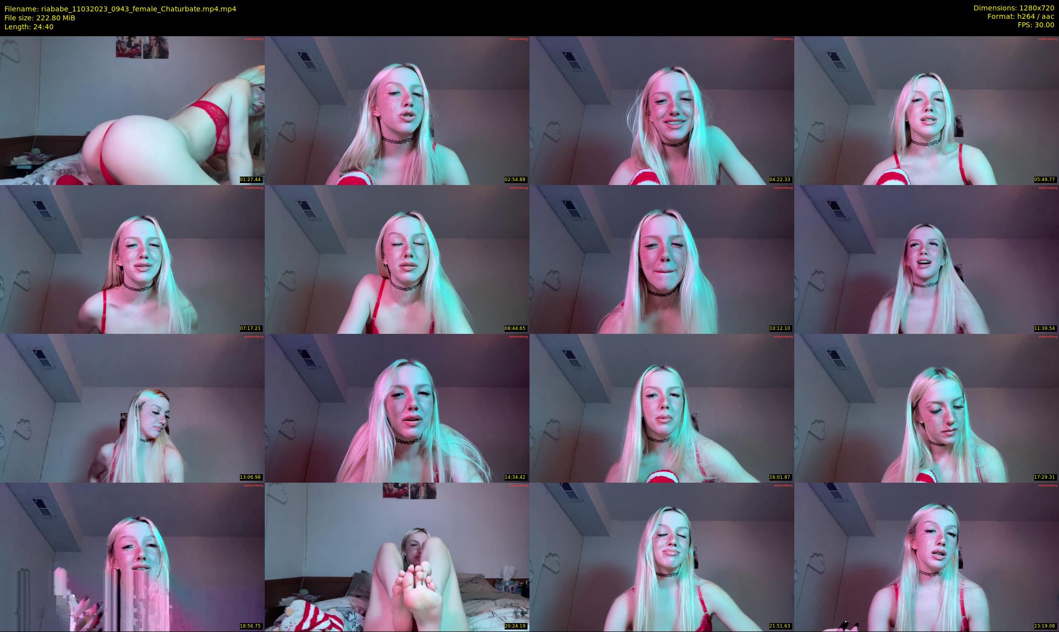 riababe — 25 minute Chaturbate female cam show recording, 720p, Mar 11, 2023