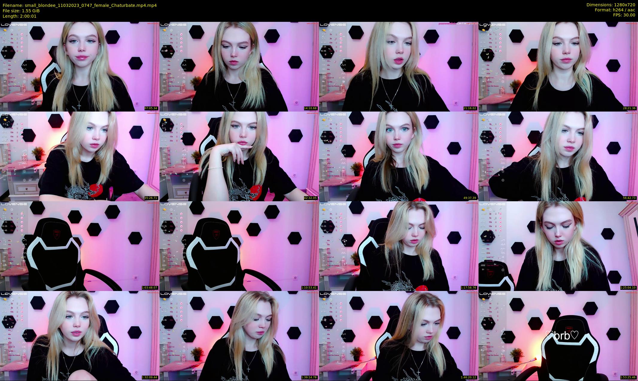 small_blondee — 121 minute Chaturbate female cam show recording, 720p, Mar 11, 2023
