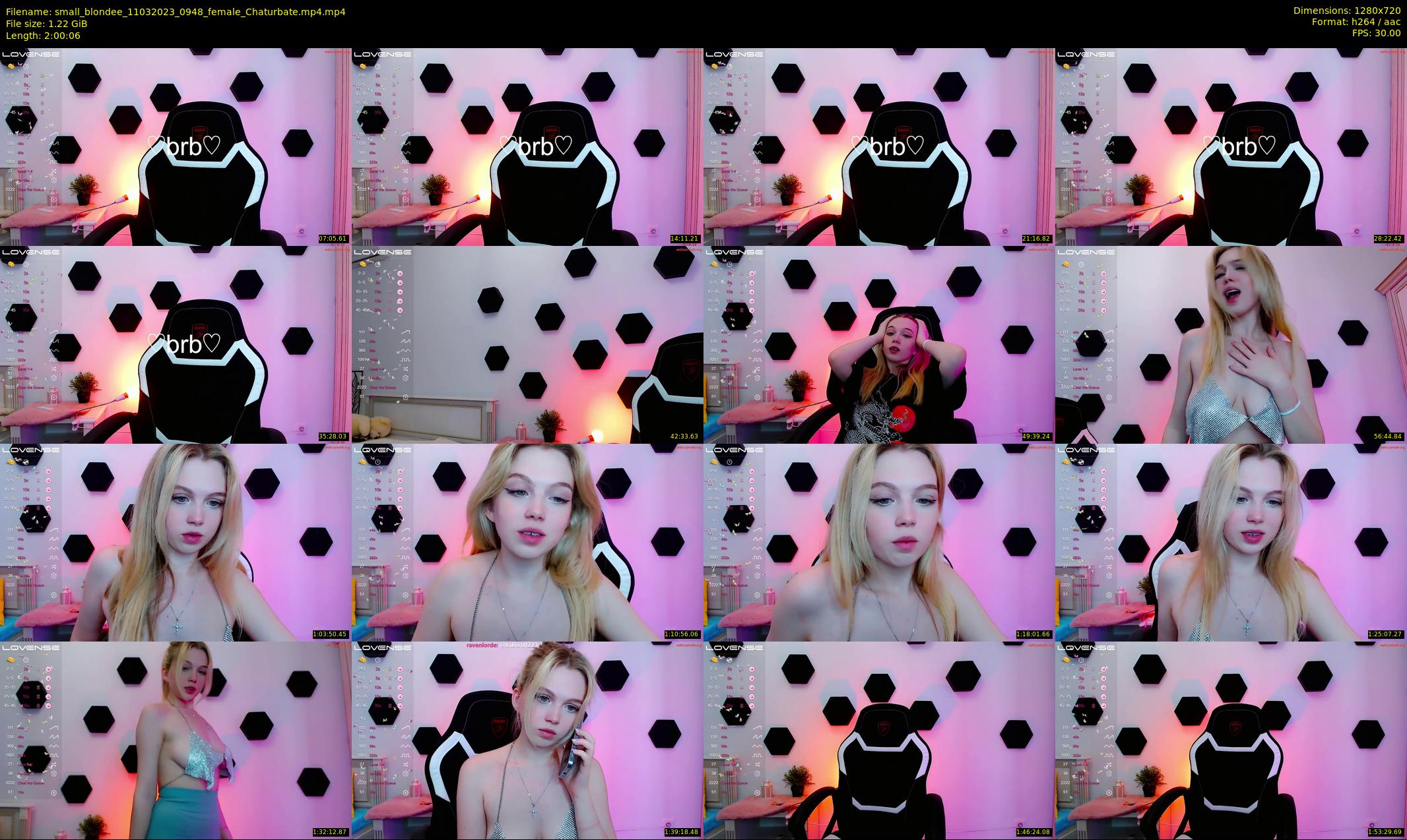 small_blondee — 121 minute Chaturbate female cam show recording, 720p, Mar 11, 2023