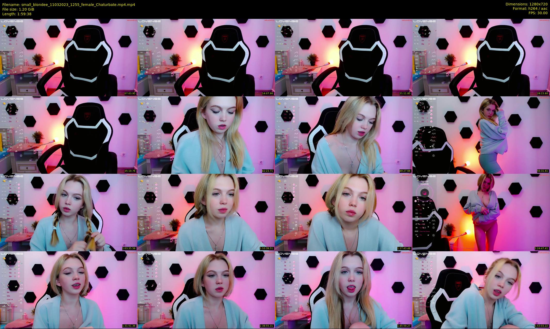 small_blondee — 120 minute Chaturbate female cam show recording, 720p, Mar 11, 2023