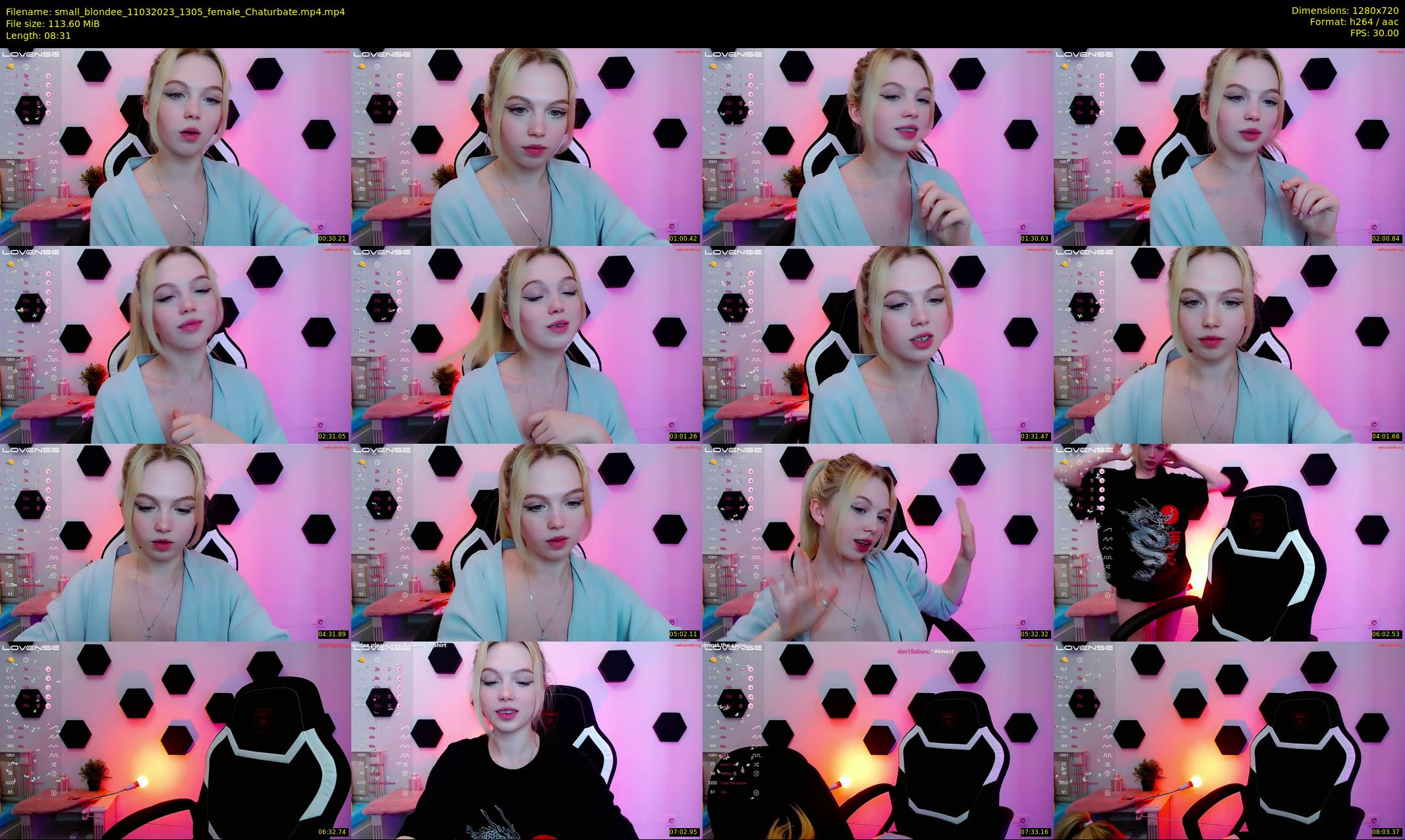 small_blondee — 9 minute Chaturbate female cam show recording, 720p, Mar 11, 2023
