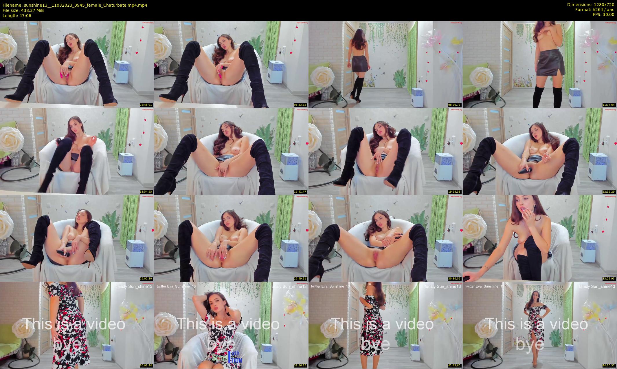sunshine13_ — 48 minute Chaturbate female cam show recording, 720p, Mar 11, 2023