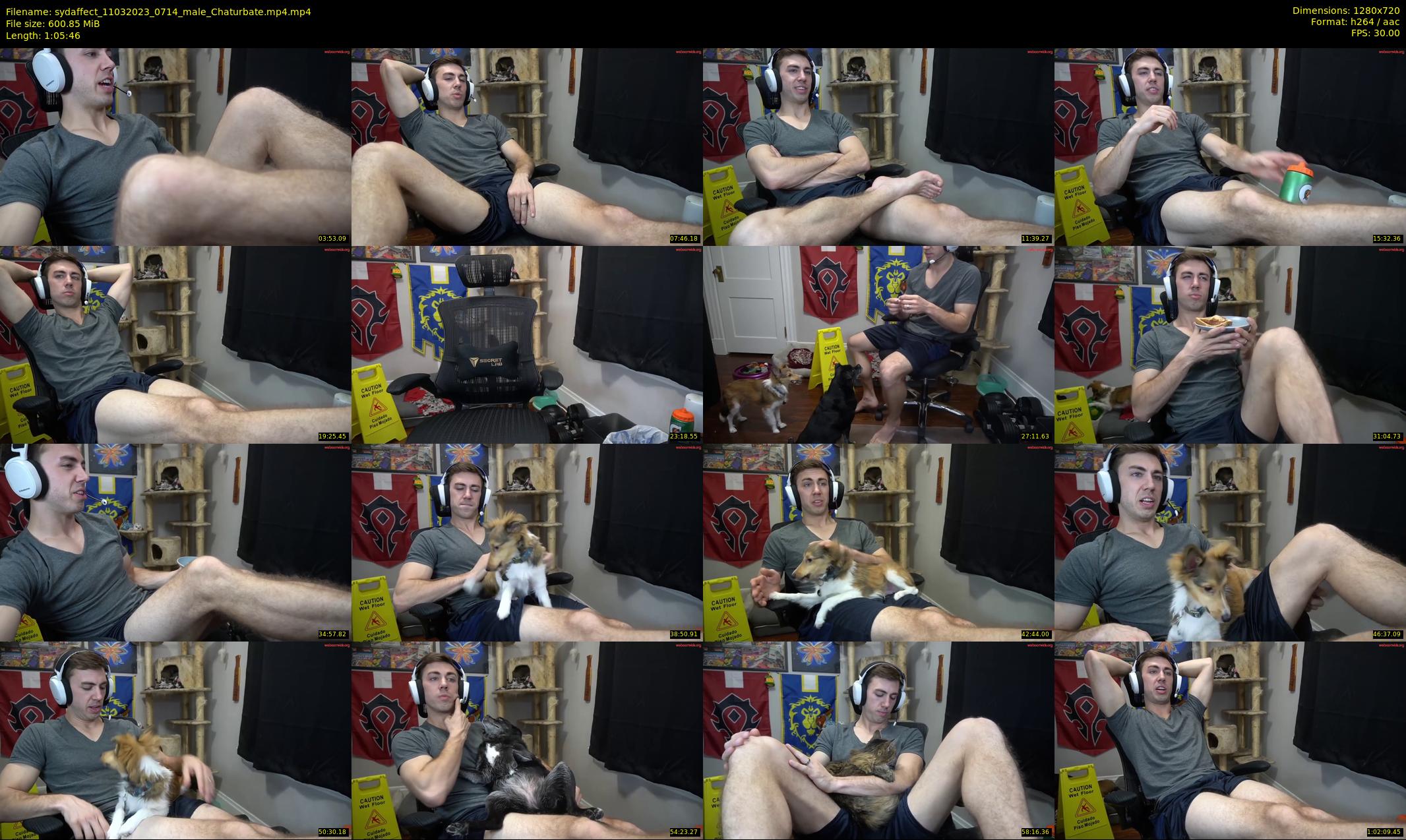 sydaffect — 66 minute Chaturbate male cam show recording, 720p, Mar 11, 2023