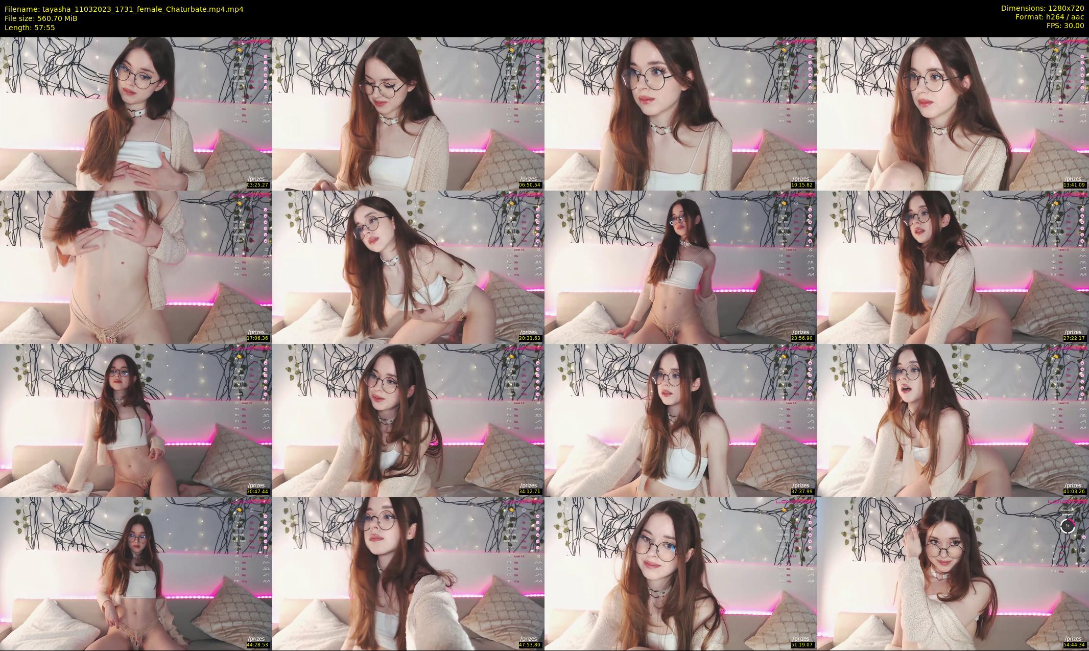 tayasha — 58 minute Chaturbate female cam show recording, 720p, Mar 11, 2023