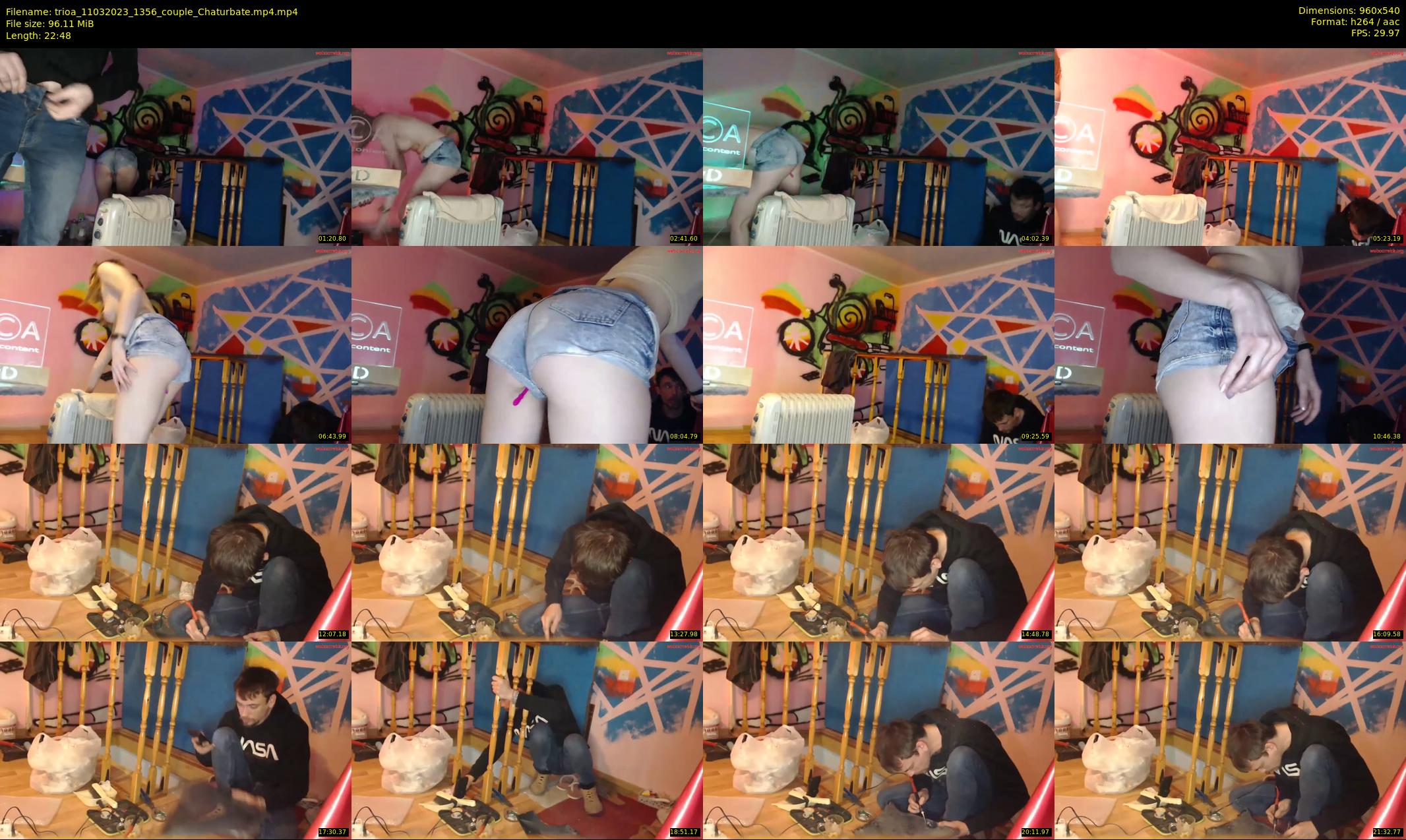 trioa — 23 minute Chaturbate couple cam show recording, 480p, Mar 11, 2023