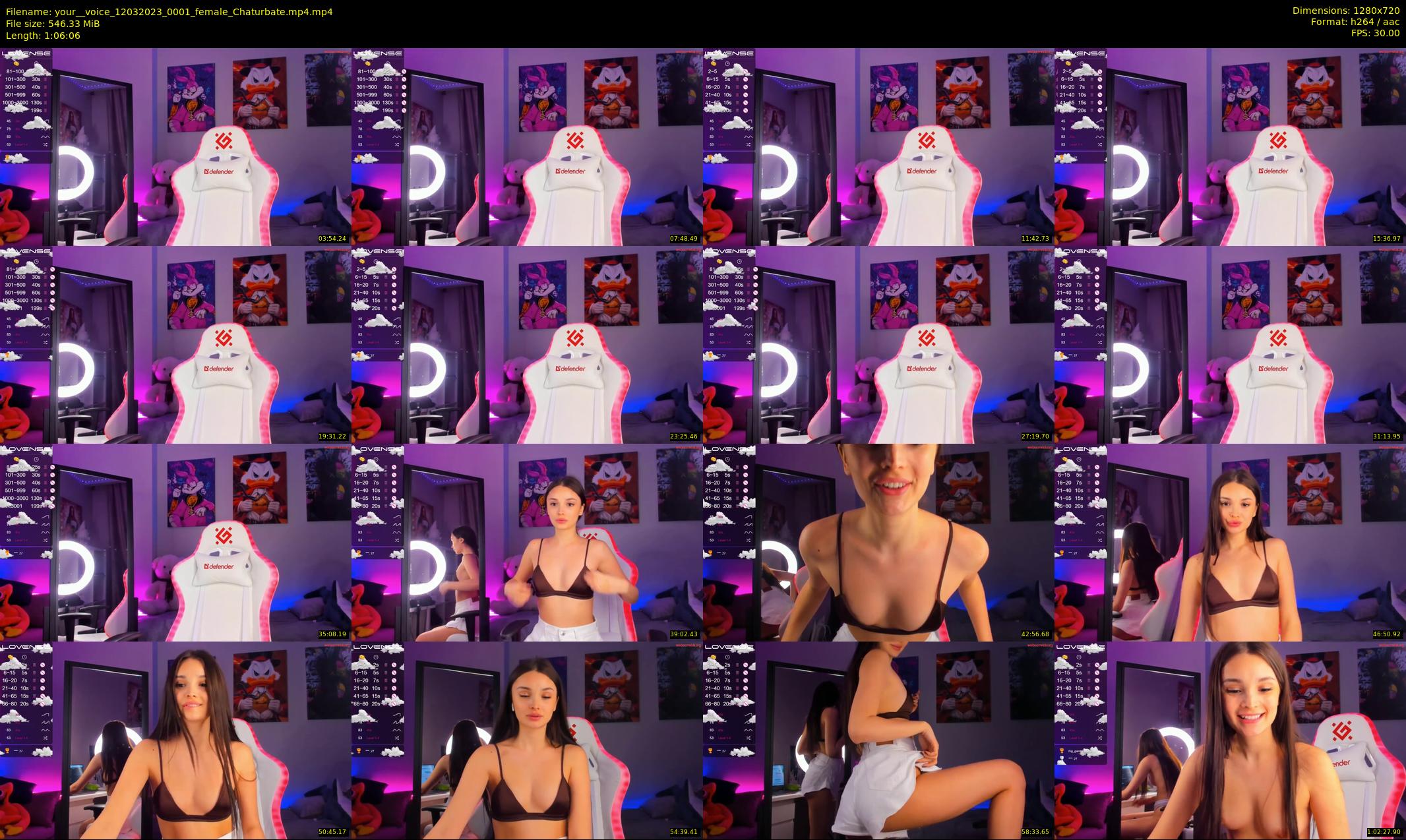 your__voice — 67 minute Chaturbate female cam show recording, 720p, Mar 12, 2023