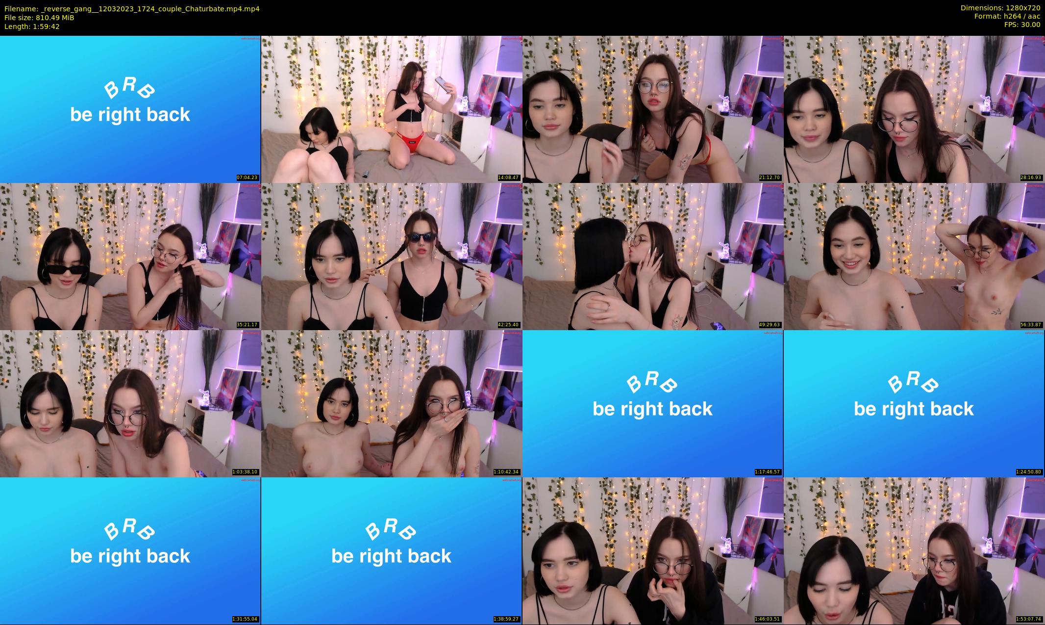 _reverse_gang_ — 120 minute Chaturbate couple cam show recording, 720p, Mar 12, 2023