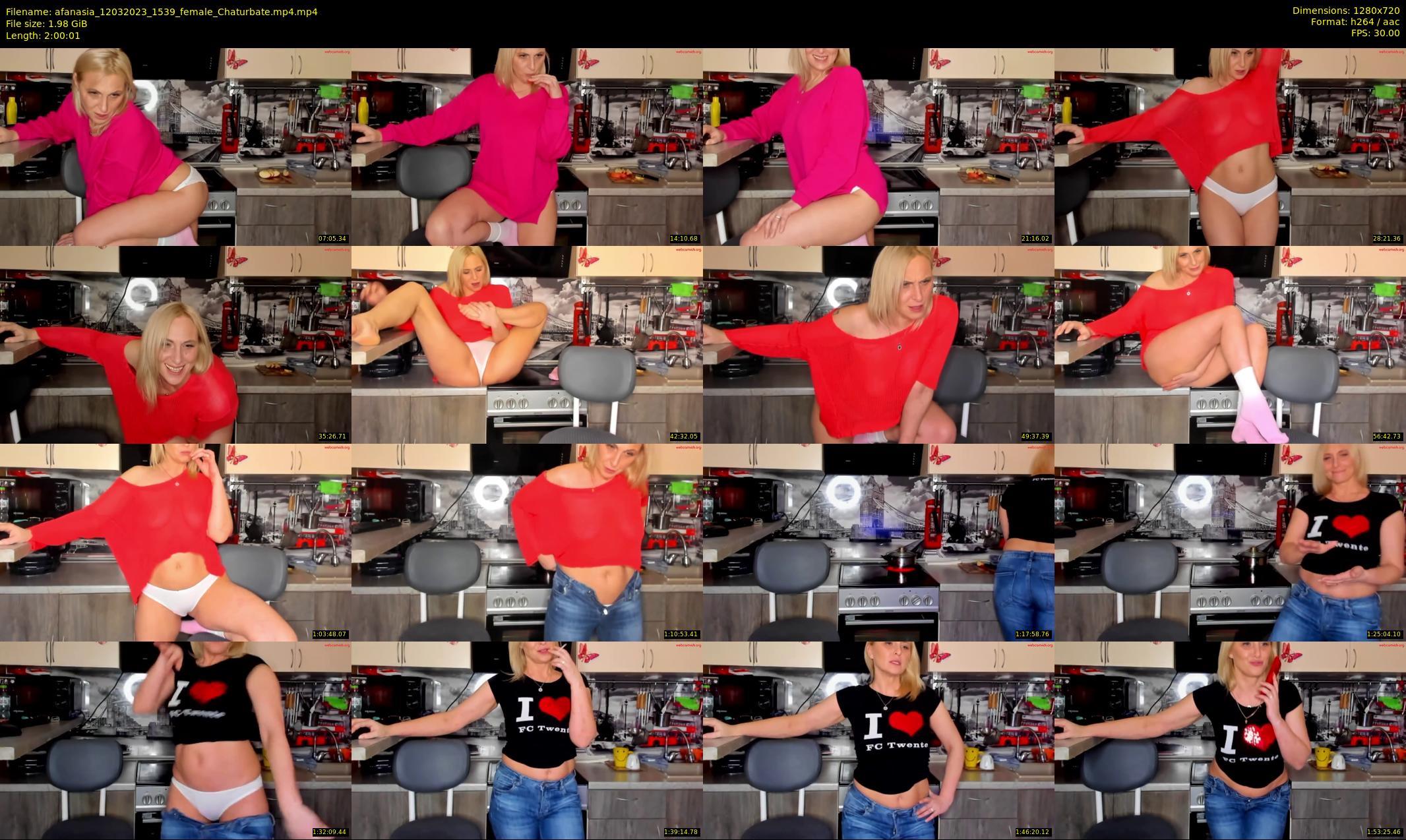afanasia — 121 minute Chaturbate female cam show recording, 720p, Mar 12, 2023